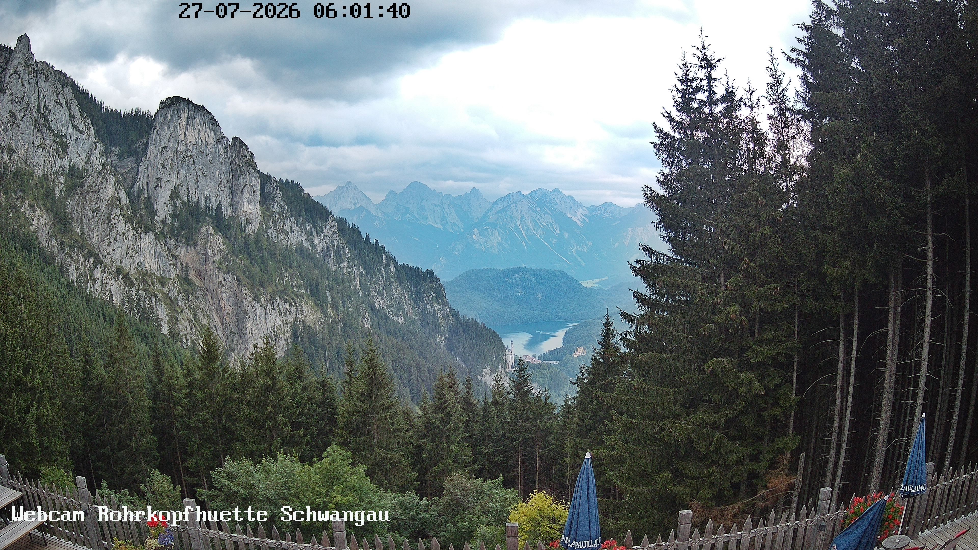 Archived image Webcam Panoramic sight of the Rohrkopfhütte