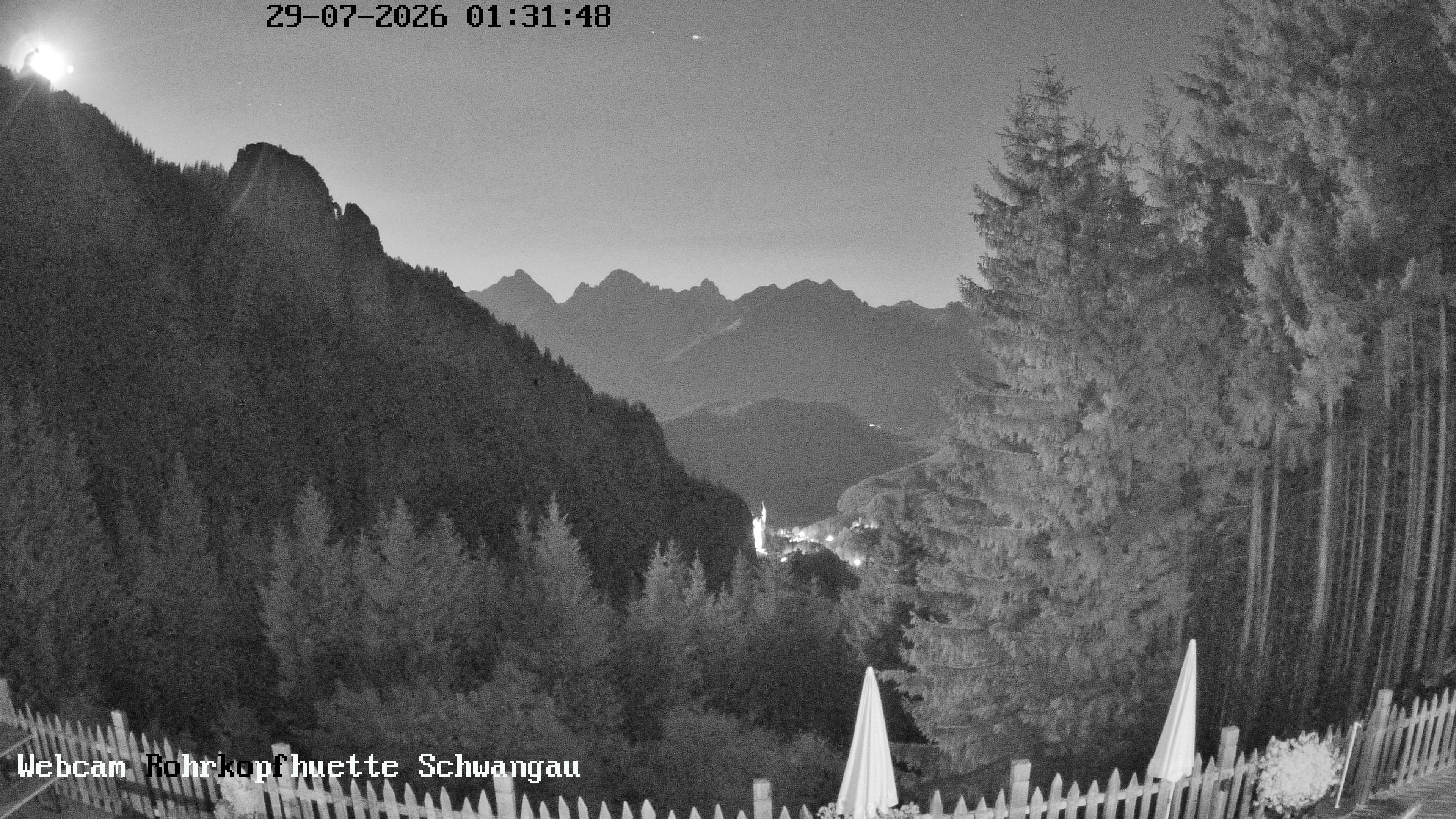 Archiv Foto Webcam Schwangau: Blick von der Rohrkopfhütte ins Tal