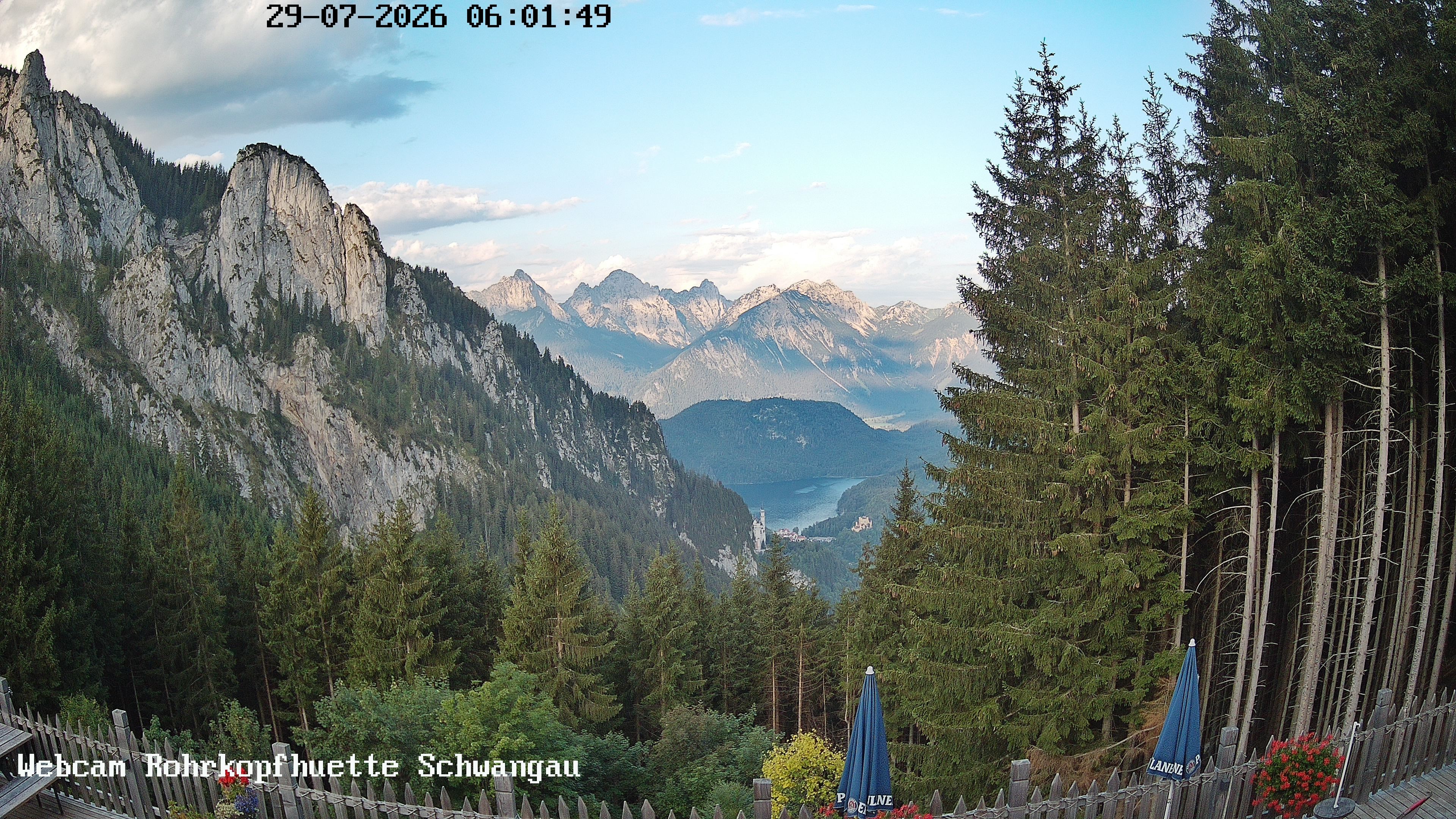 Archived image Webcam Panoramic sight of the Rohrkopfhütte