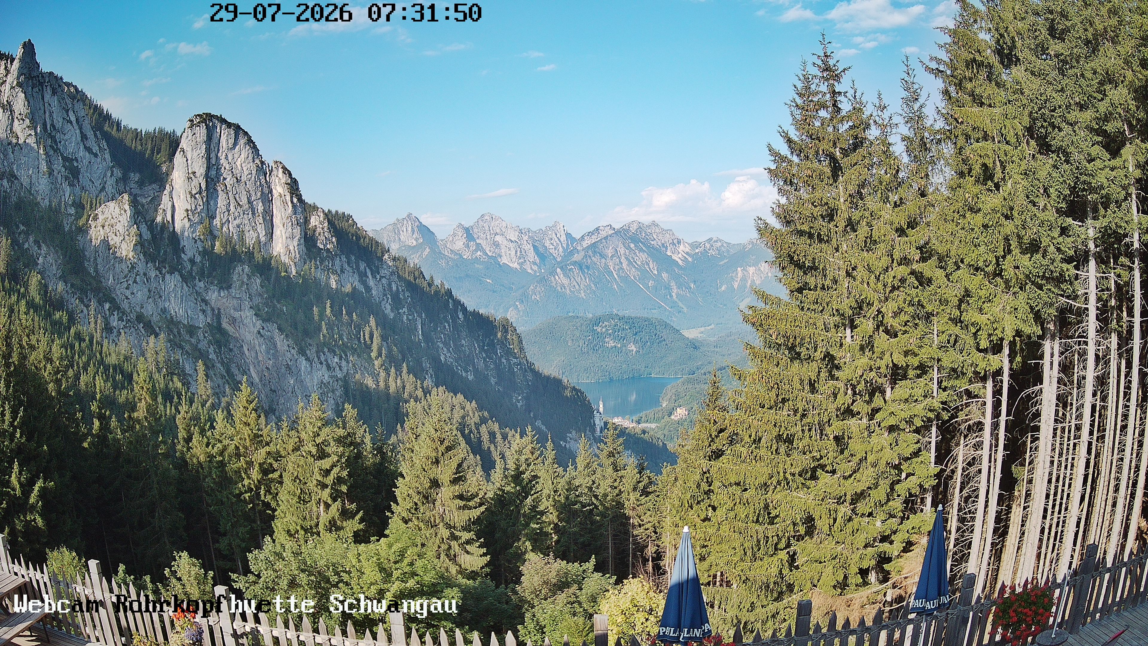 Archived image Webcam Panoramic sight of the Rohrkopfhütte