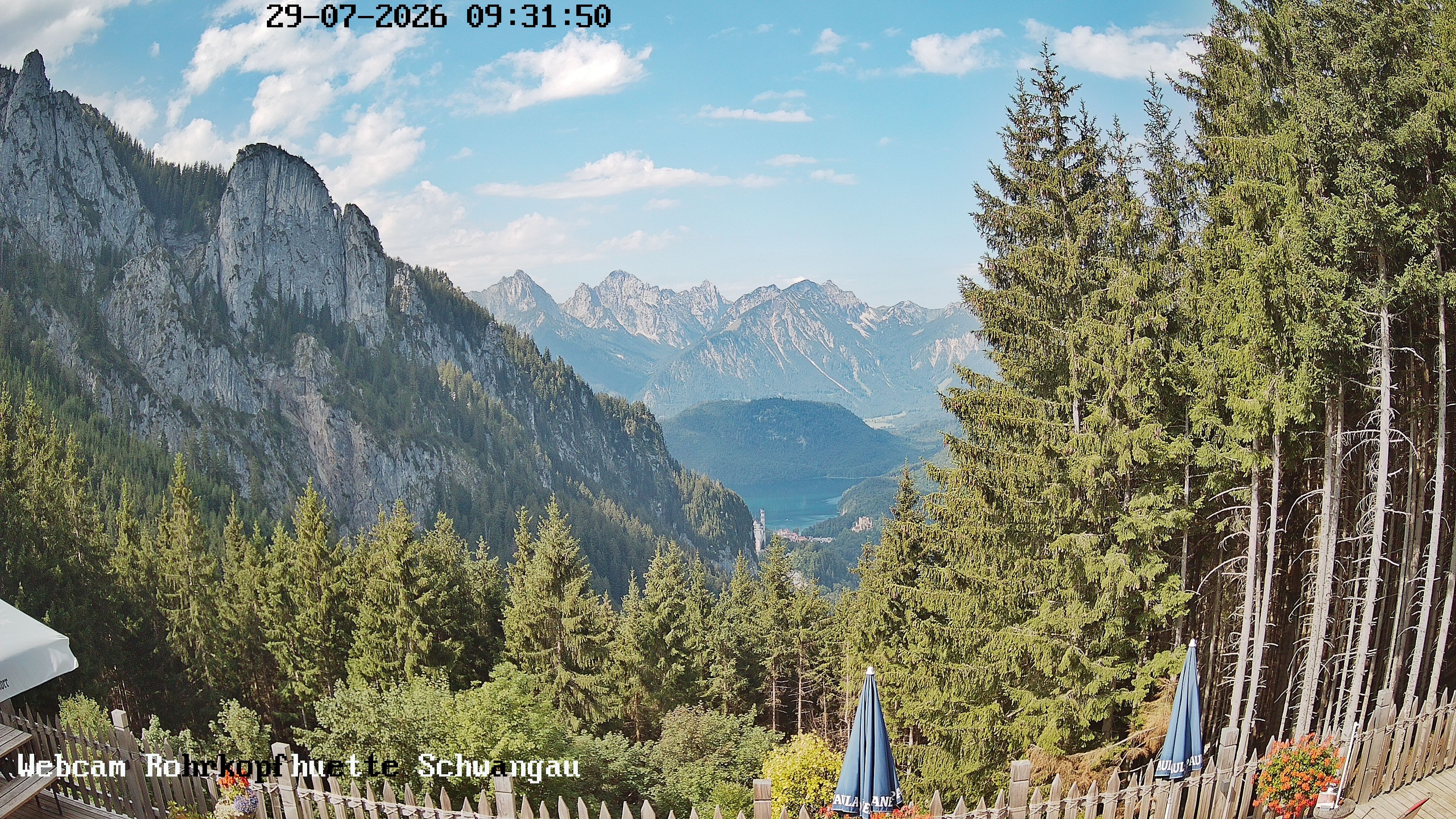 Archived image Webcam Panoramic sight of the Rohrkopfhütte