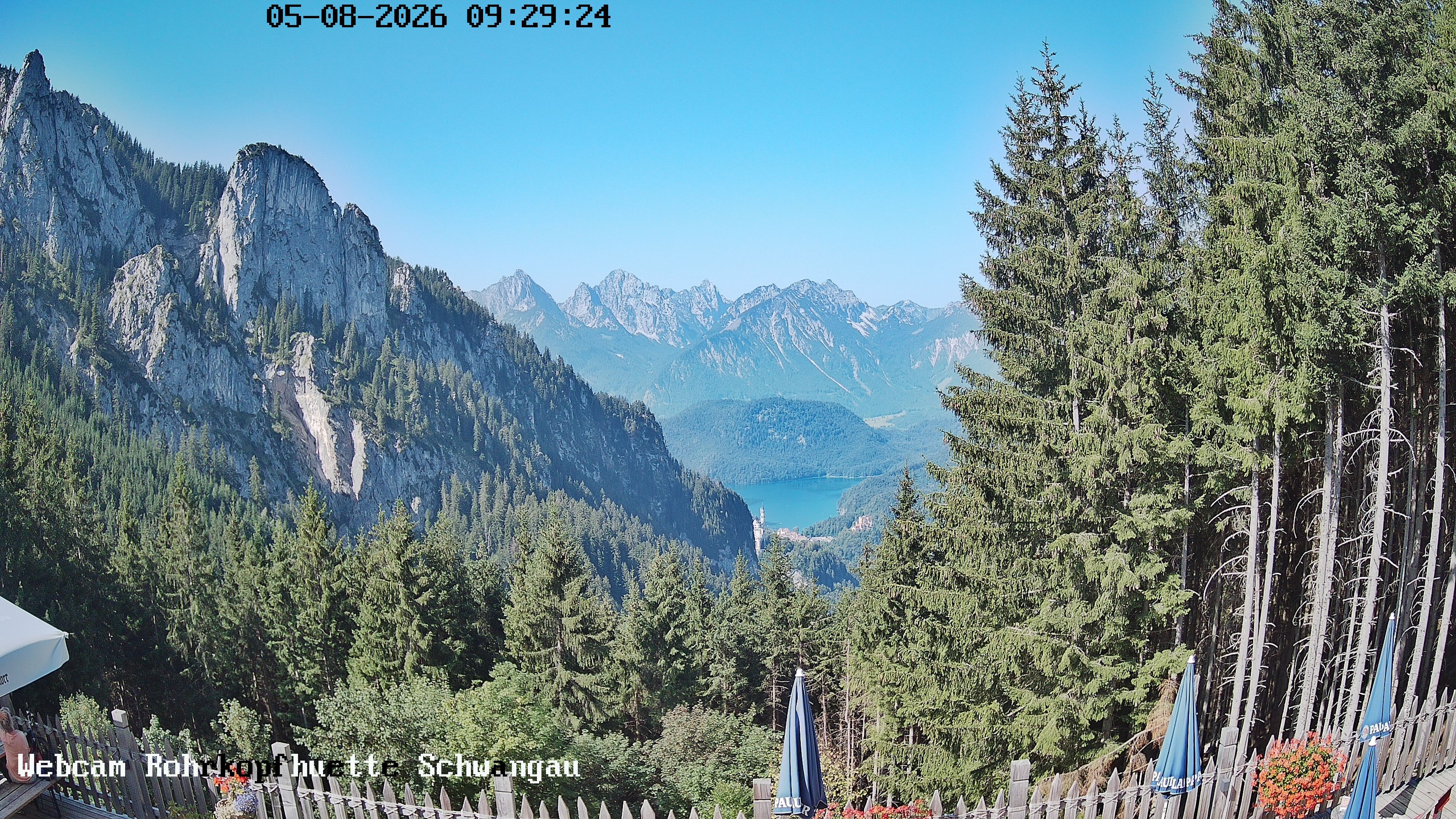 Archived image Webcam Panoramic sight of the Rohrkopfhütte