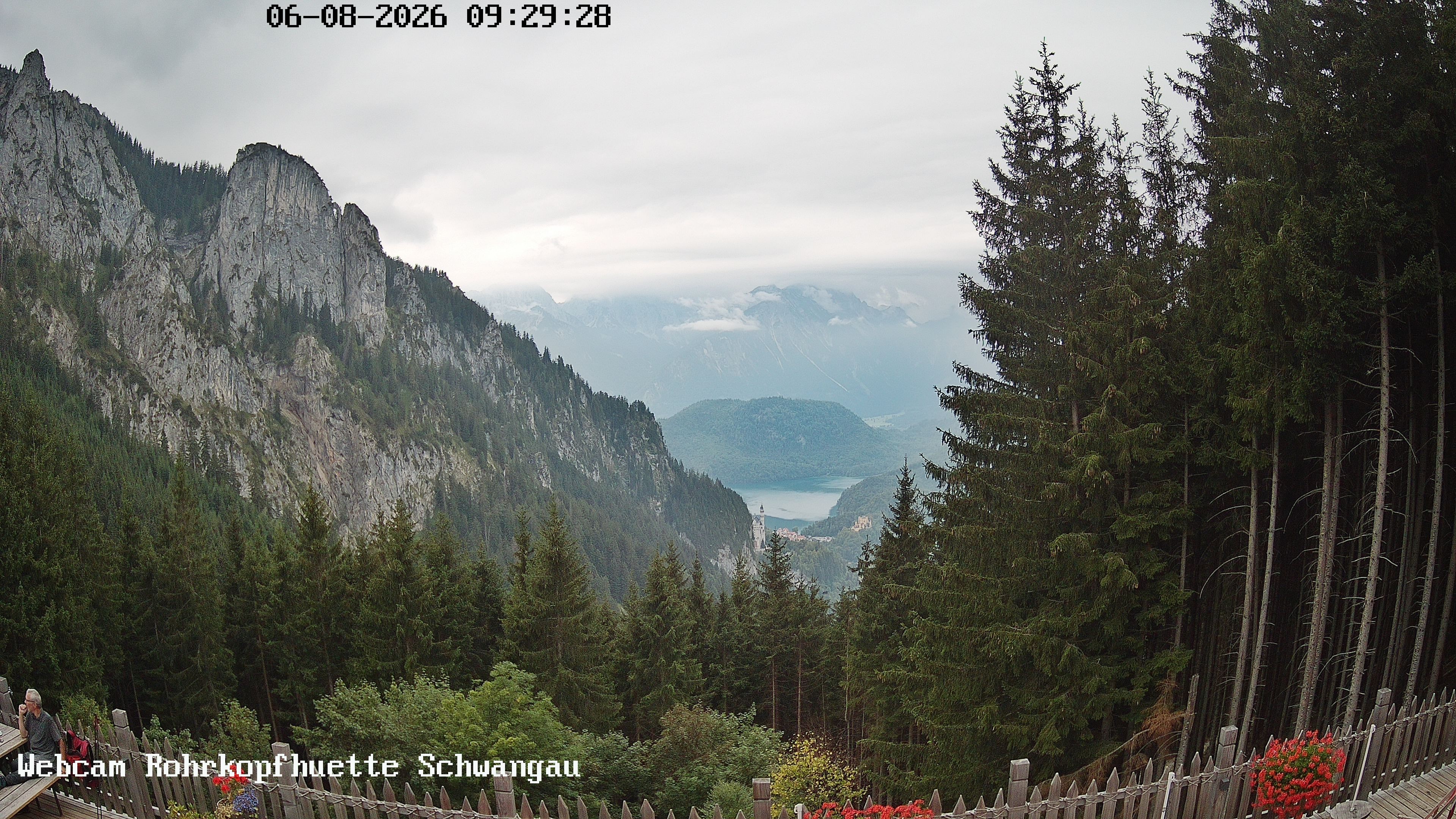 Archived image Webcam Panoramic sight of the Rohrkopfhütte
