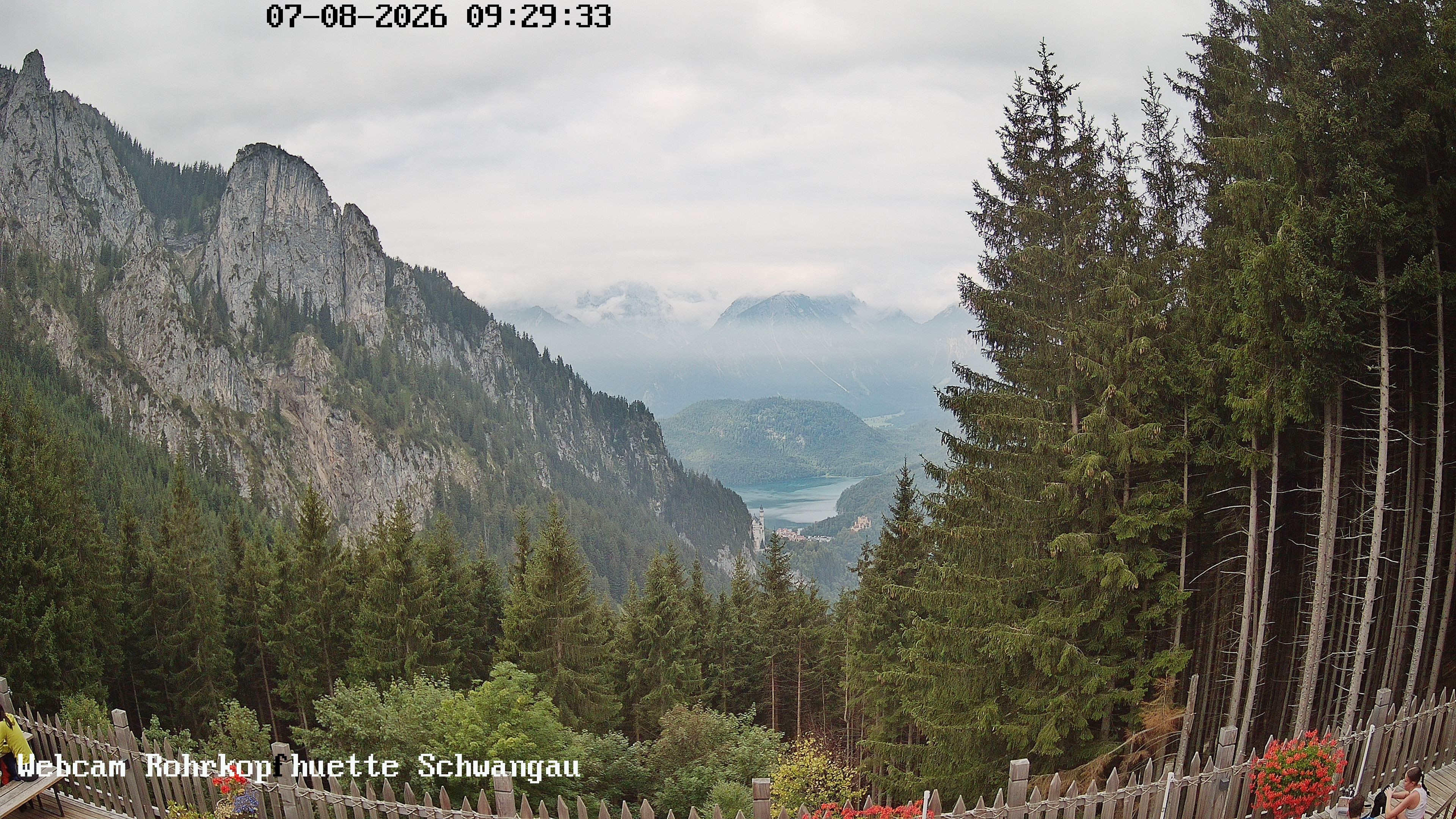 Archived image Webcam Panoramic sight of the Rohrkopfhütte