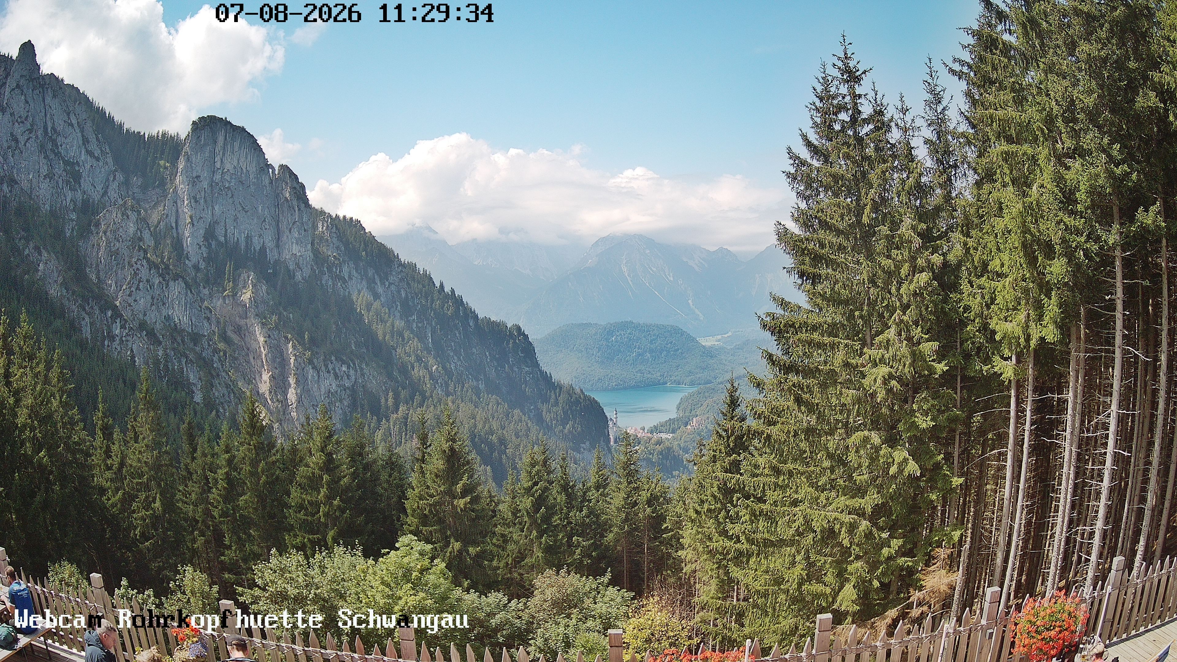 Archived image Webcam Panoramic sight of the Rohrkopfhütte