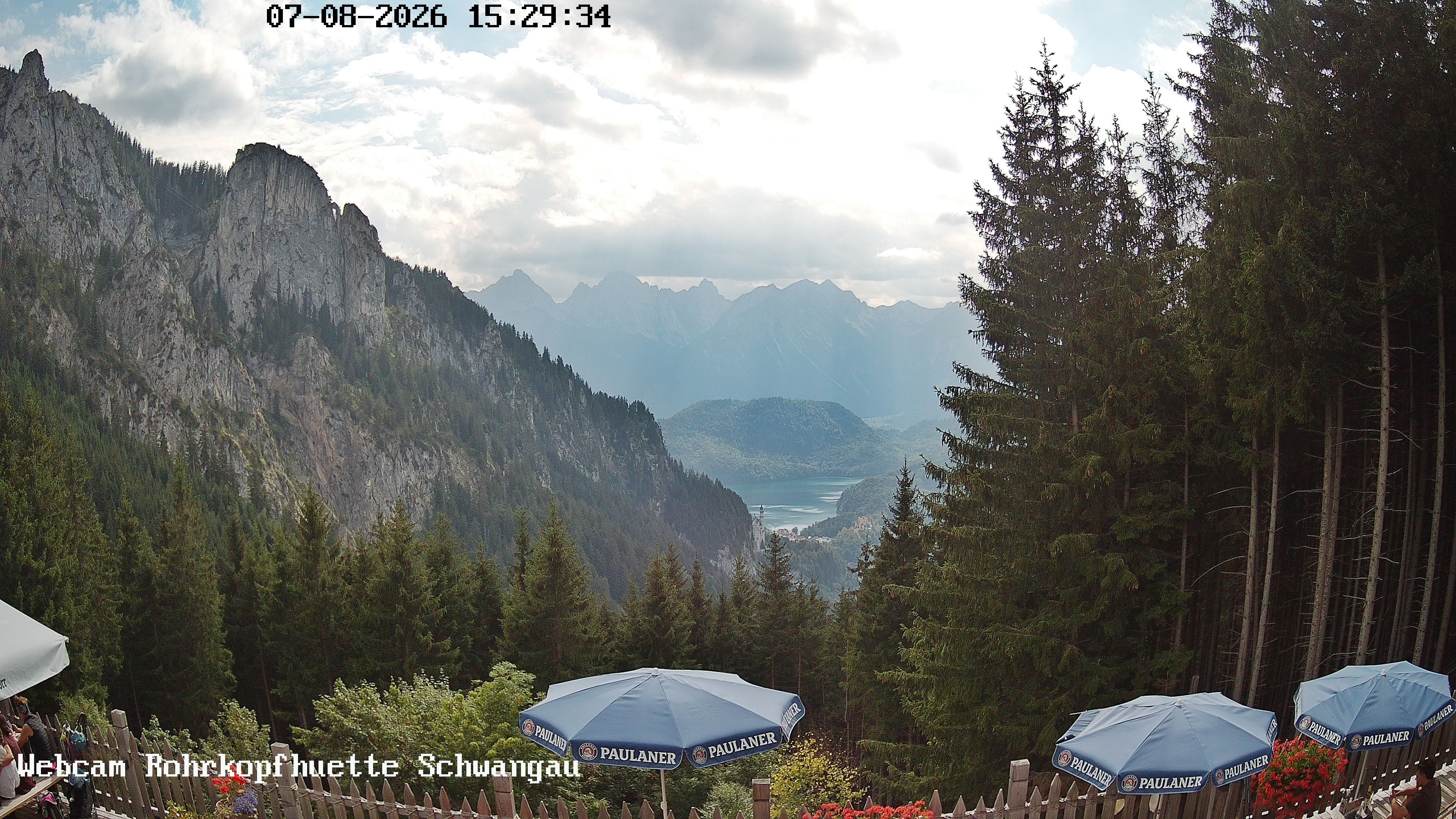 Archived image Webcam Panoramic sight of the Rohrkopfhütte