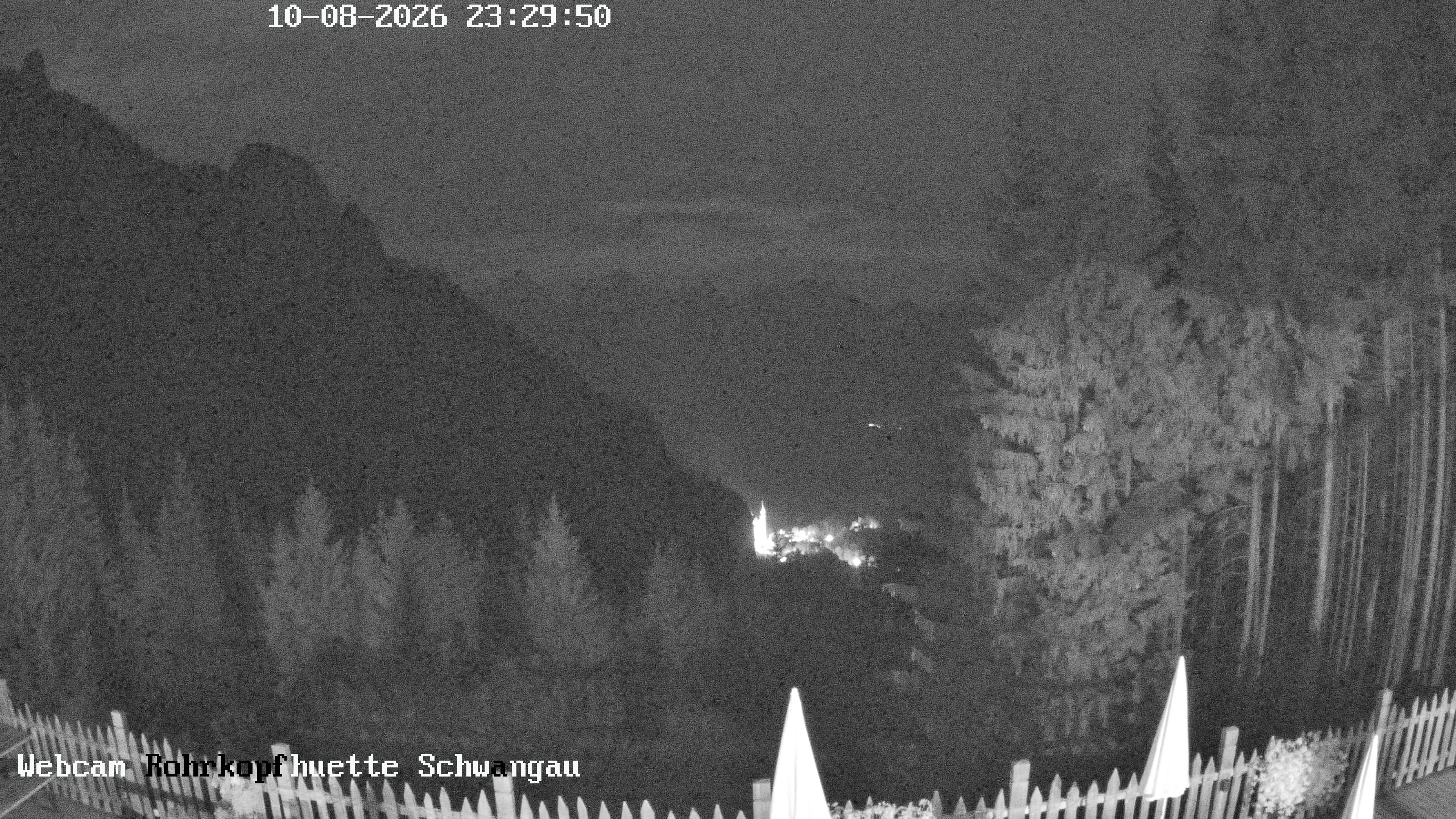 Archiv Foto Webcam Schwangau: Blick von der Rohrkopfhütte ins Tal