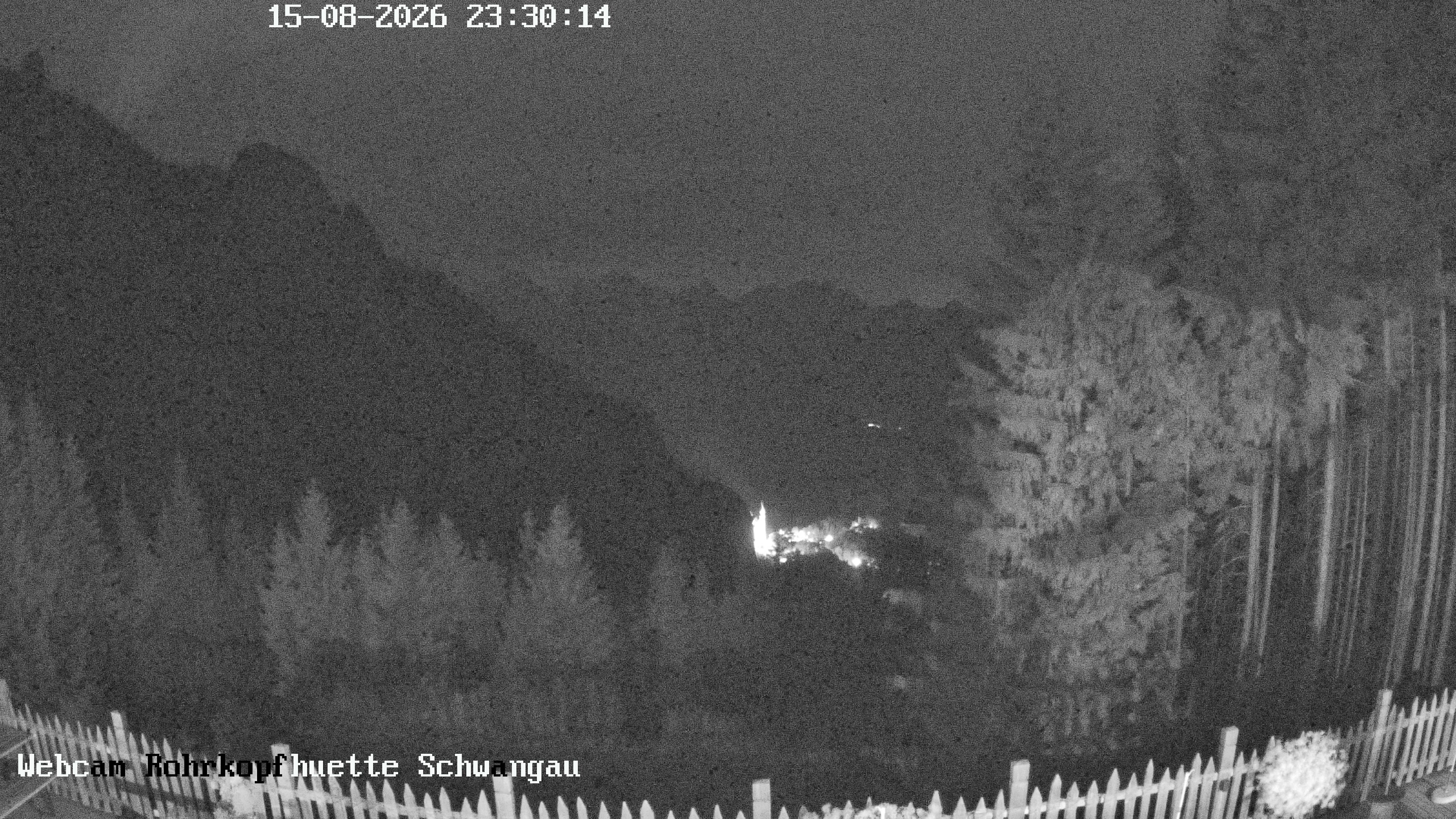 Archiv Foto Webcam Schwangau: Blick von der Rohrkopfhütte ins Tal