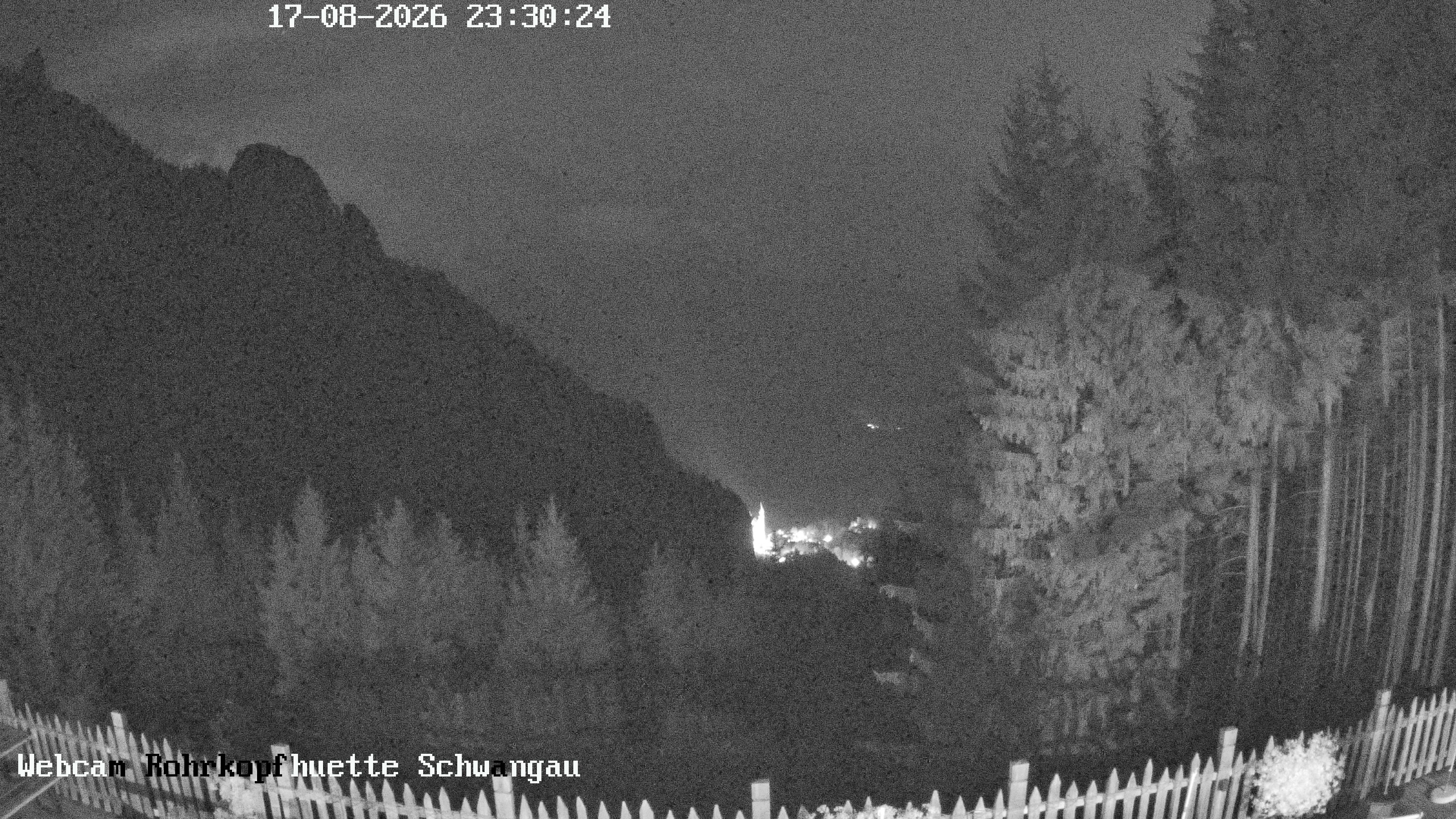 Archiv Foto Webcam Schwangau: Blick von der Rohrkopfhütte ins Tal