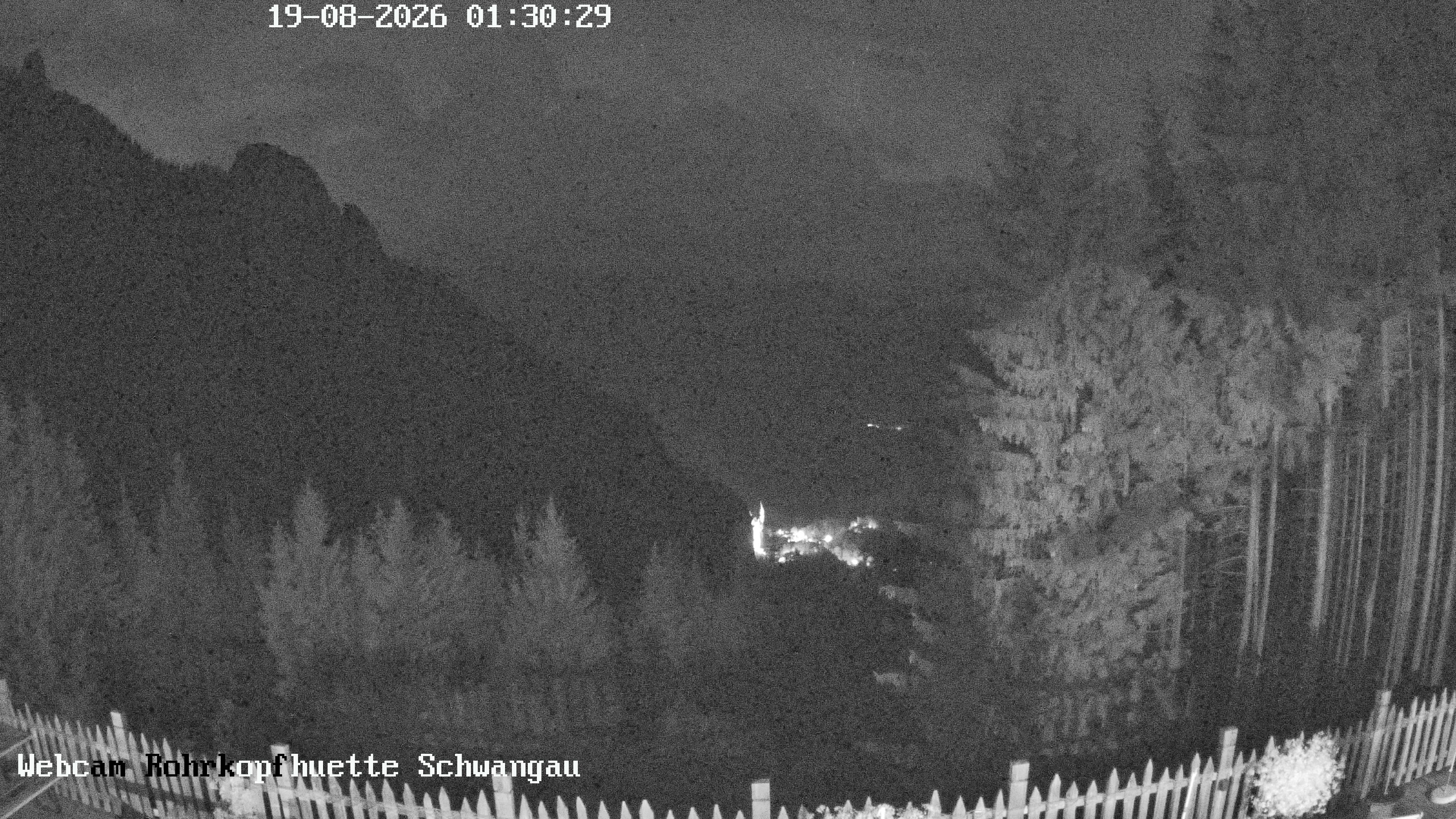 Archiv Foto Webcam Schwangau: Blick von der Rohrkopfhütte ins Tal