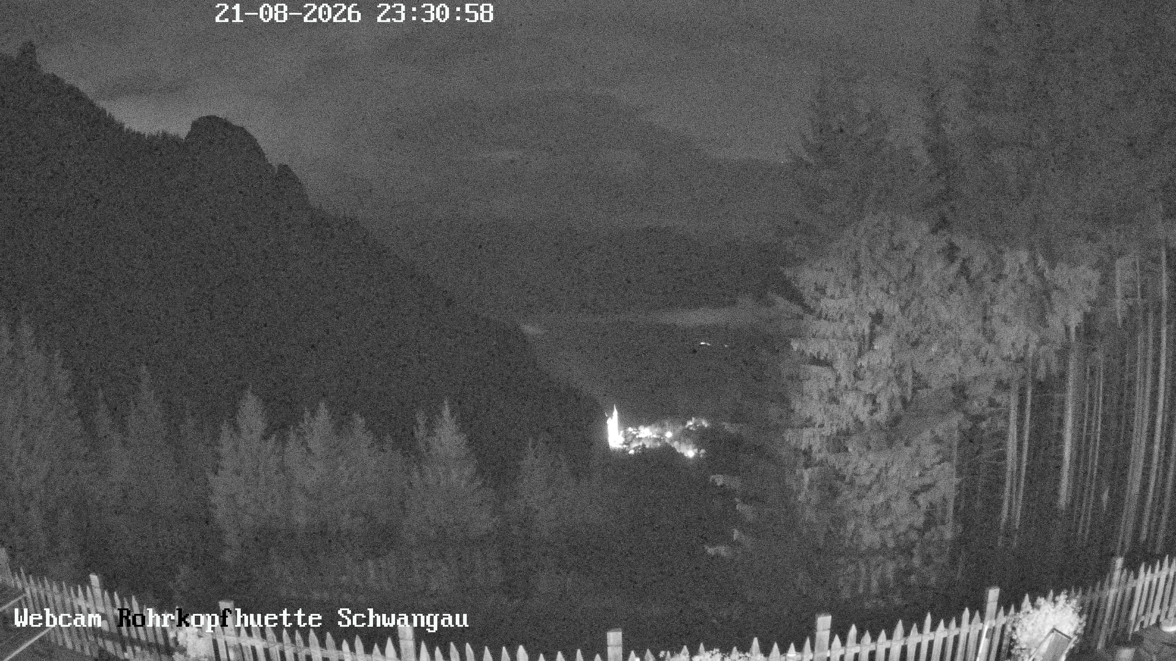 Archiv Foto Webcam Schwangau: Blick von der Rohrkopfhütte ins Tal