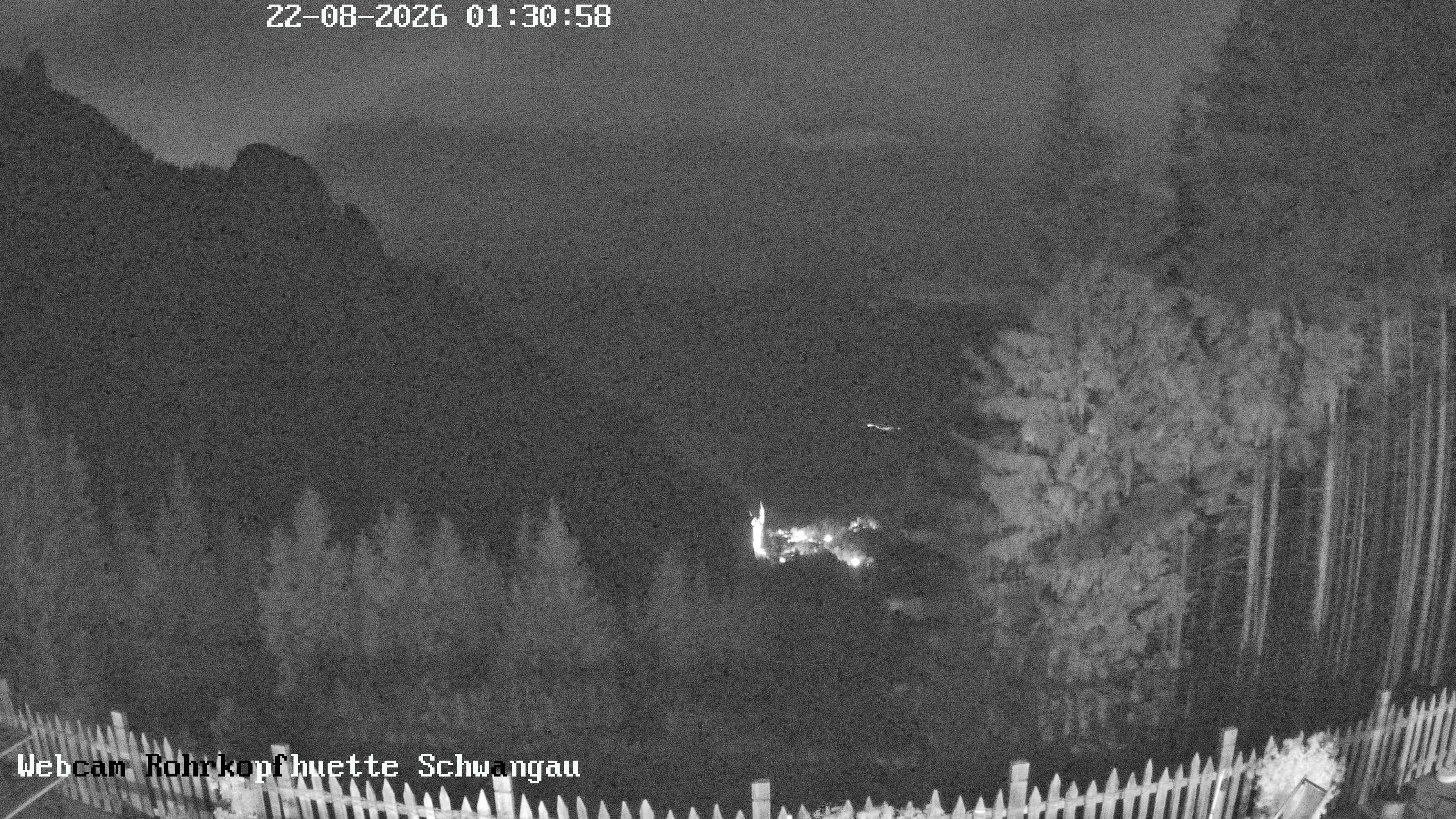 Archiv Foto Webcam Schwangau: Blick von der Rohrkopfhütte ins Tal