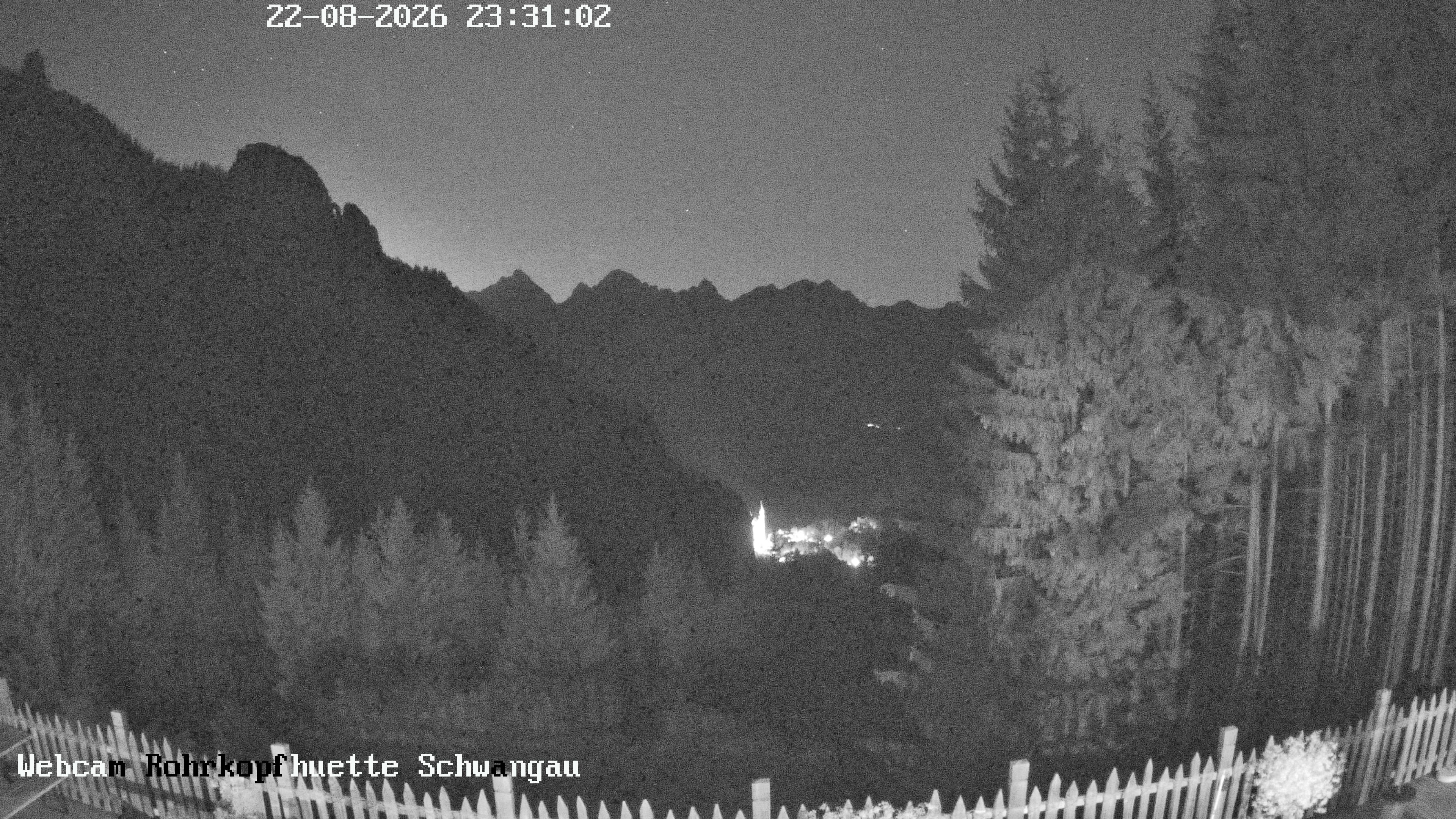Archiv Foto Webcam Schwangau: Blick von der Rohrkopfhütte ins Tal