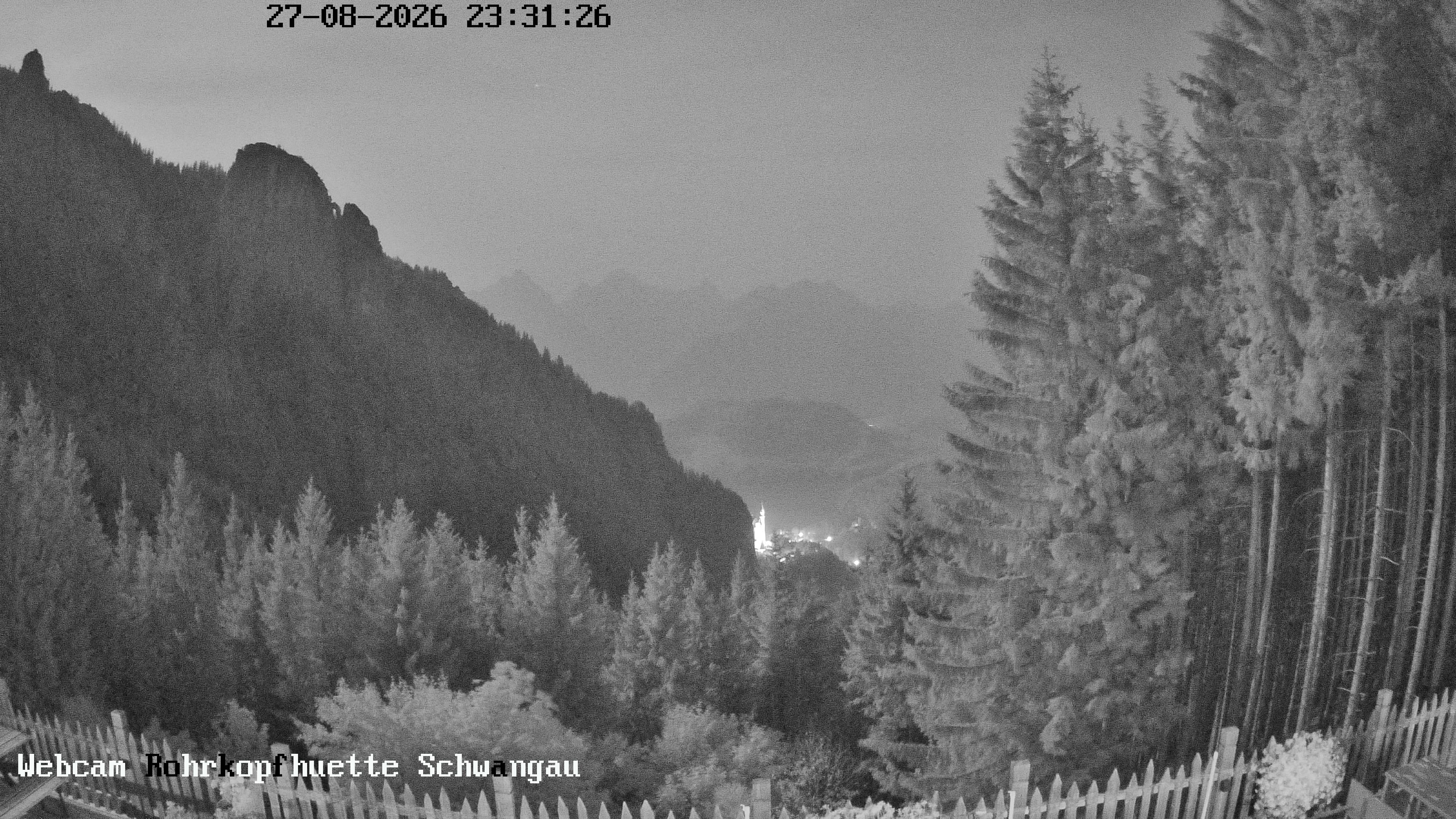 Archiv Foto Webcam Schwangau: Blick von der Rohrkopfhütte ins Tal