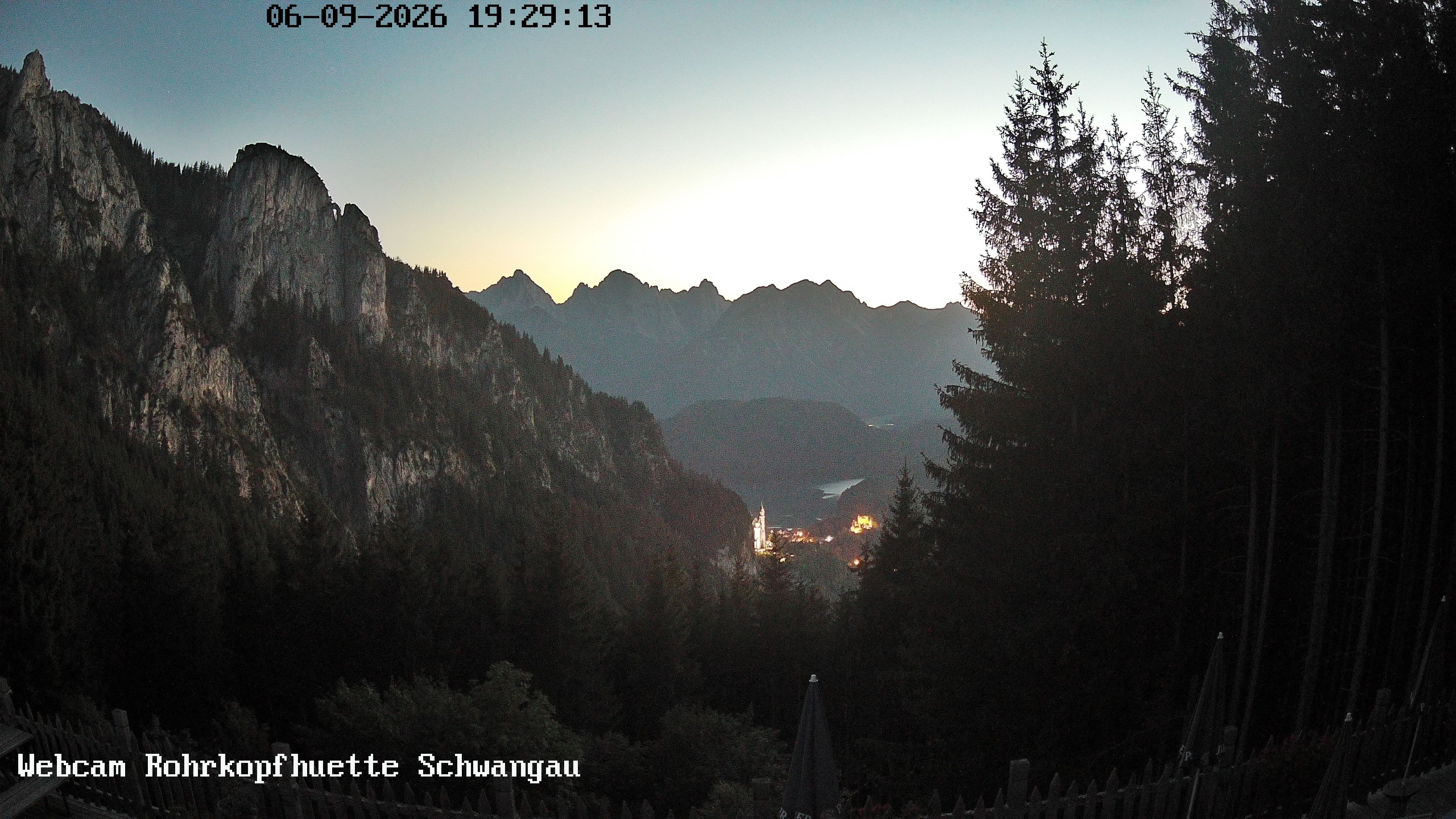 Archived image Webcam Panoramic sight of the Rohrkopfhütte