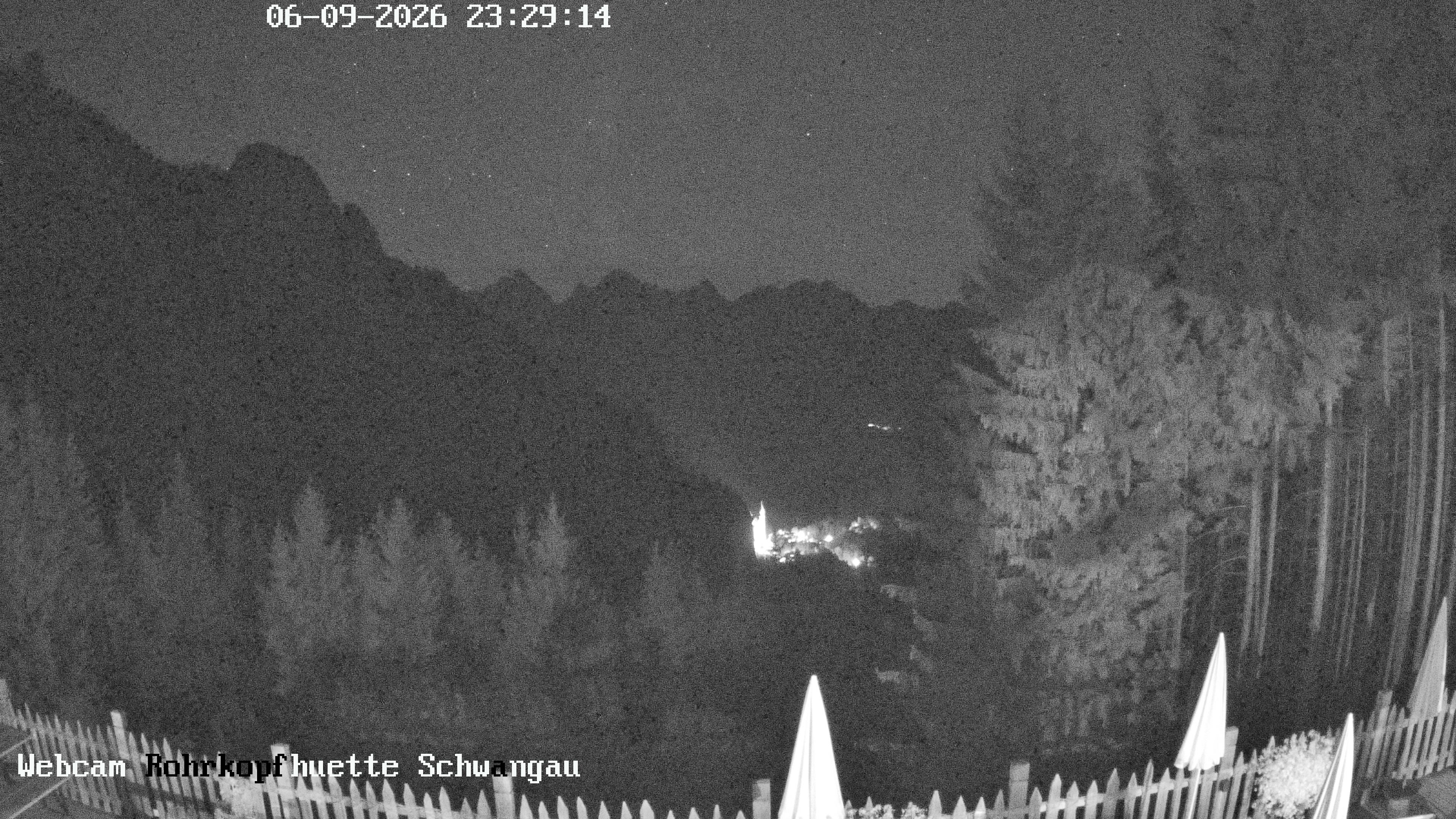 Archiv Foto Webcam Schwangau: Blick von der Rohrkopfhütte ins Tal