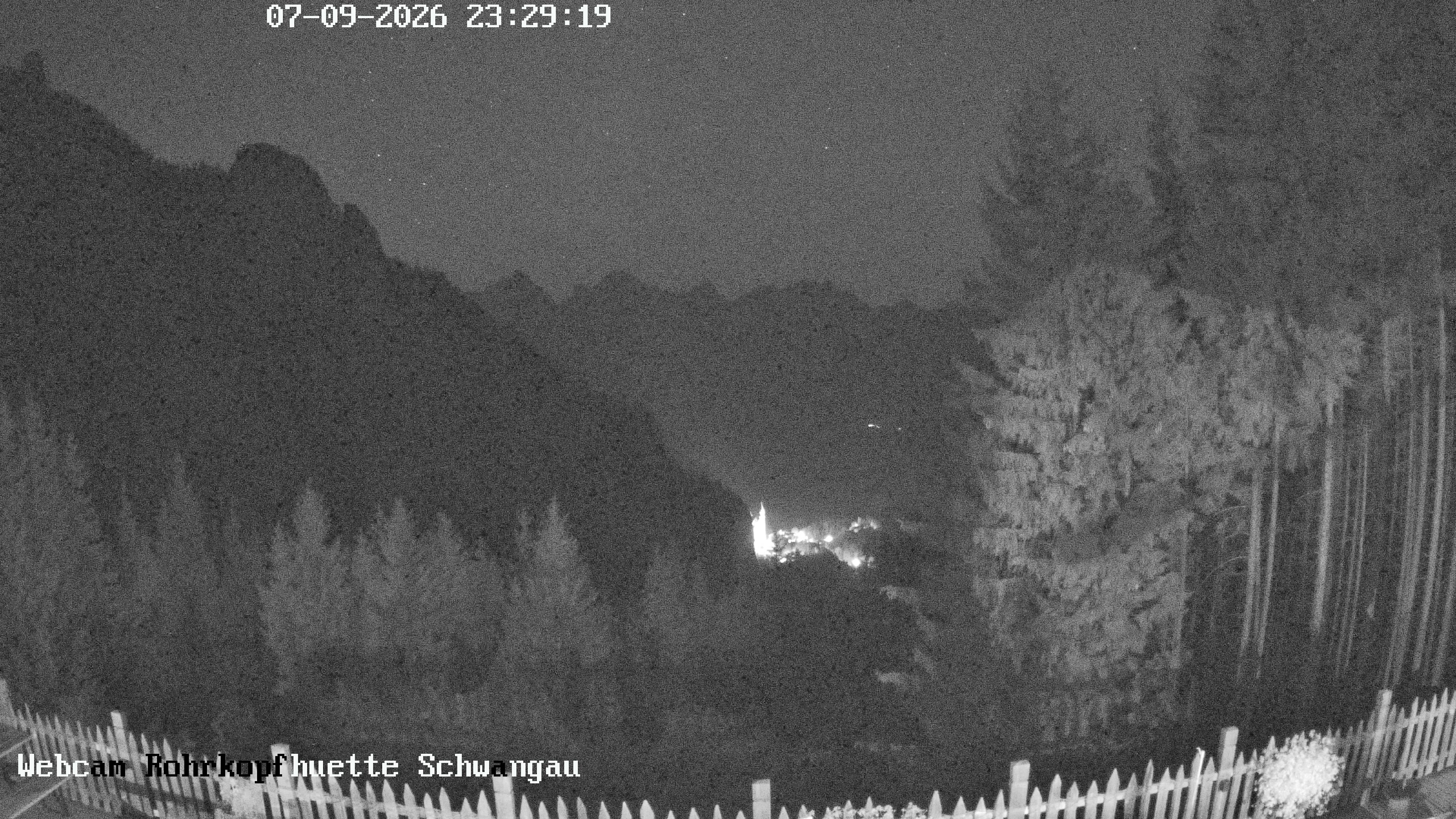 Archiv Foto Webcam Schwangau: Blick von der Rohrkopfhütte ins Tal