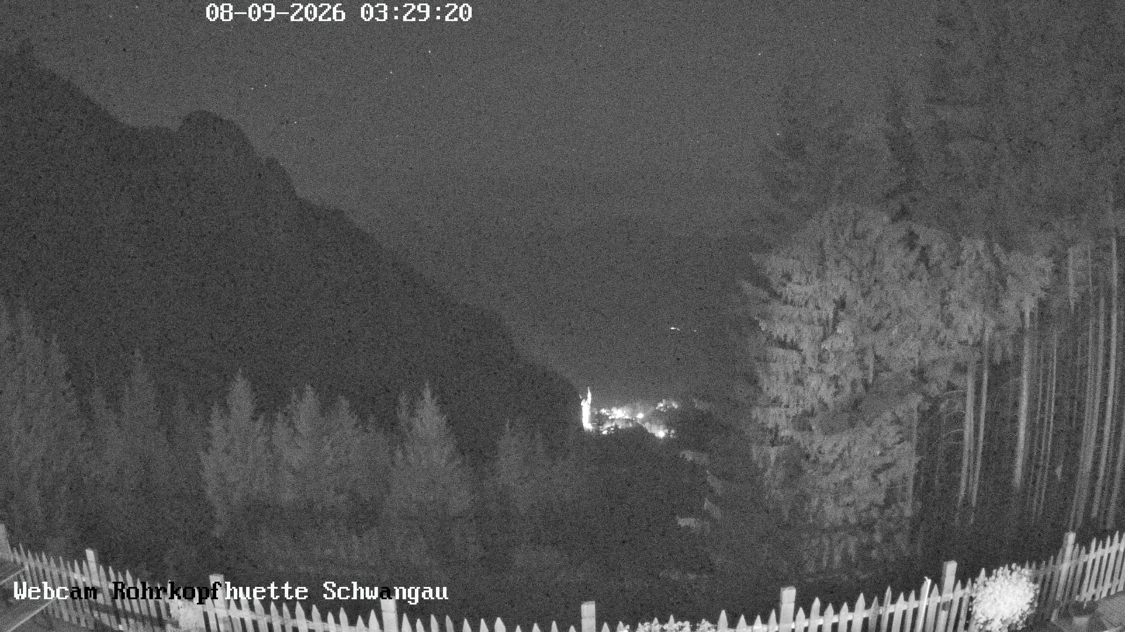 Archiv Foto Webcam Schwangau: Blick von der Rohrkopfhütte ins Tal