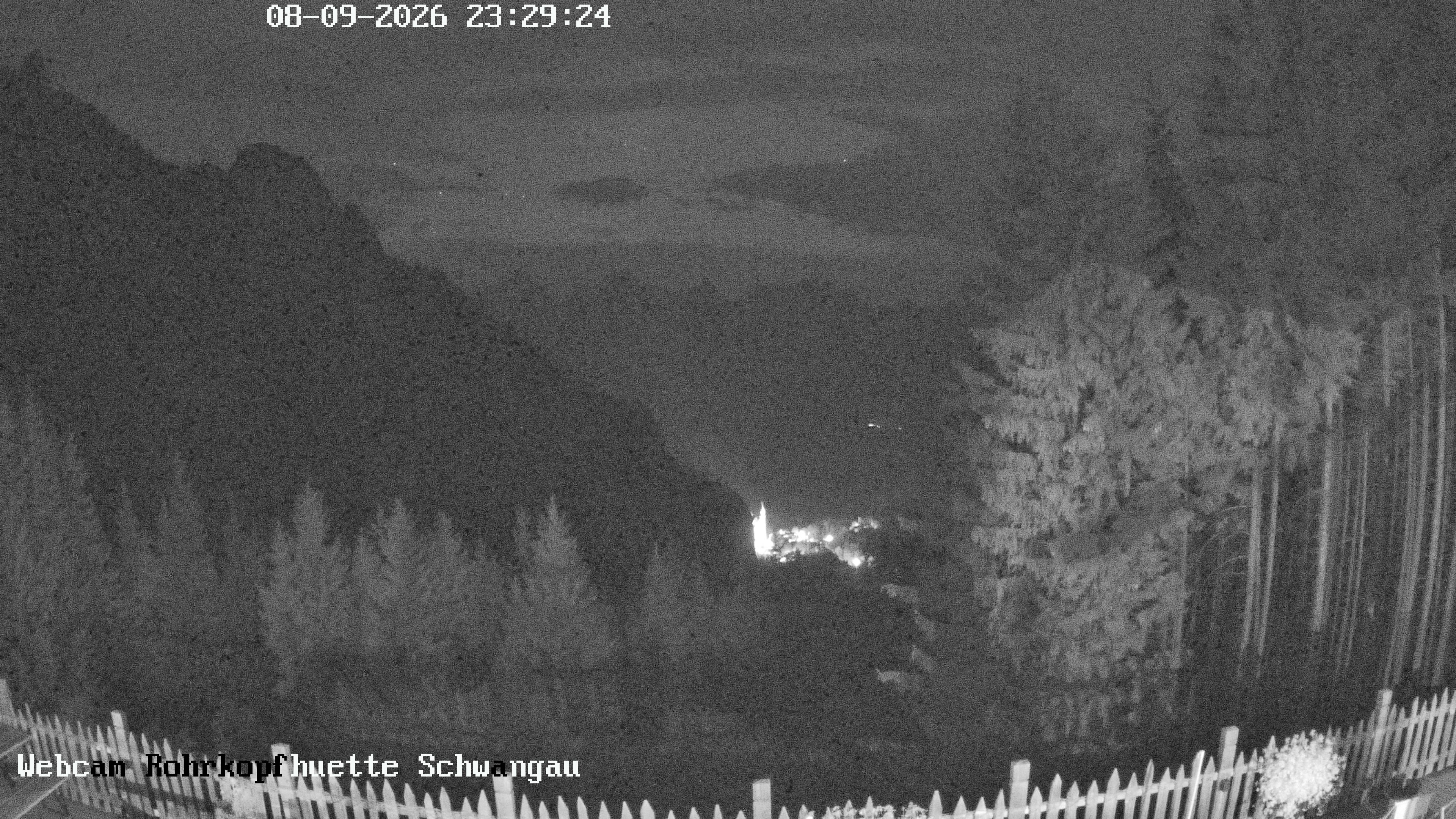 Archiv Foto Webcam Schwangau: Blick von der Rohrkopfhütte ins Tal