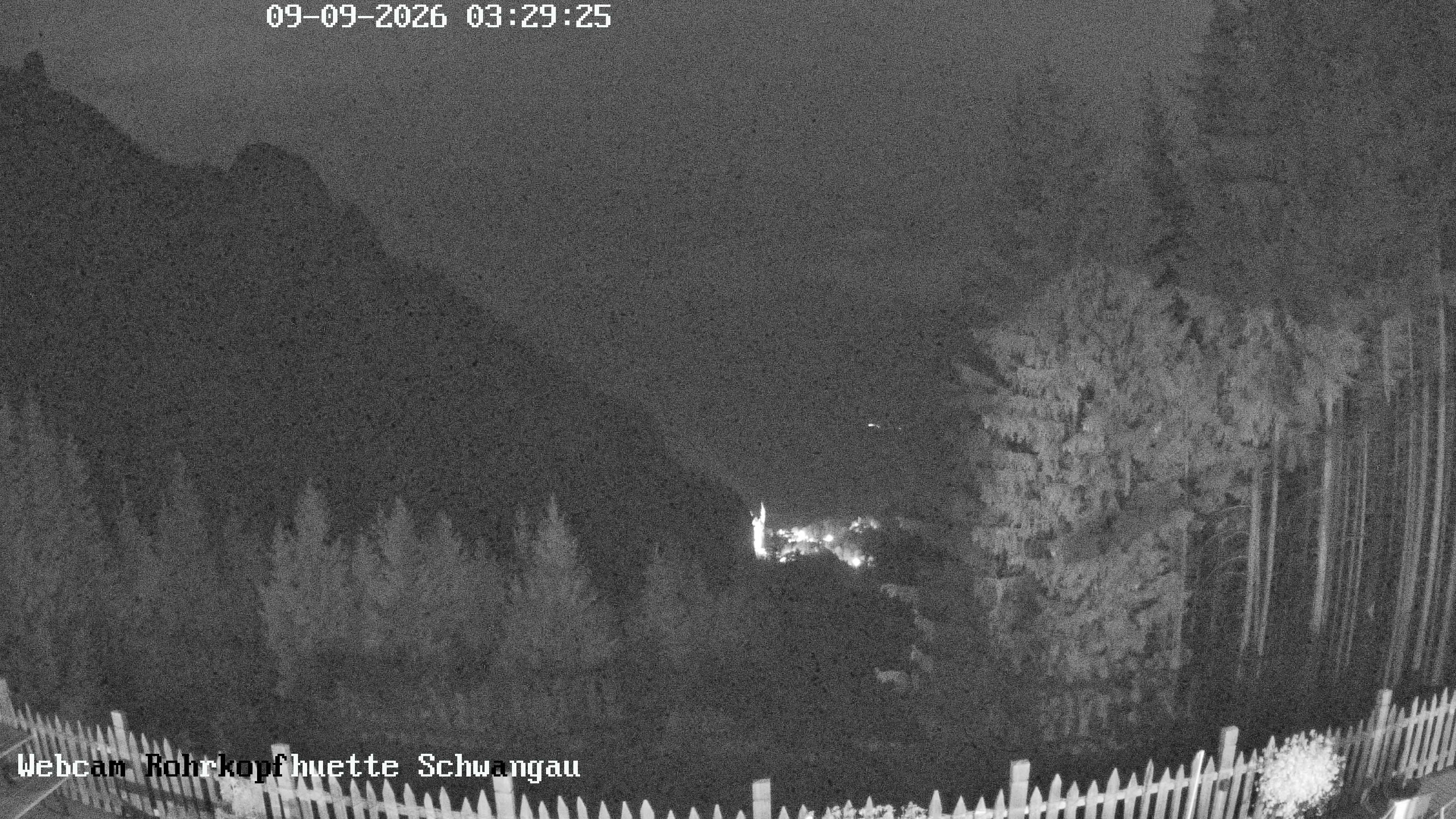 Archiv Foto Webcam Schwangau: Blick von der Rohrkopfhütte ins Tal