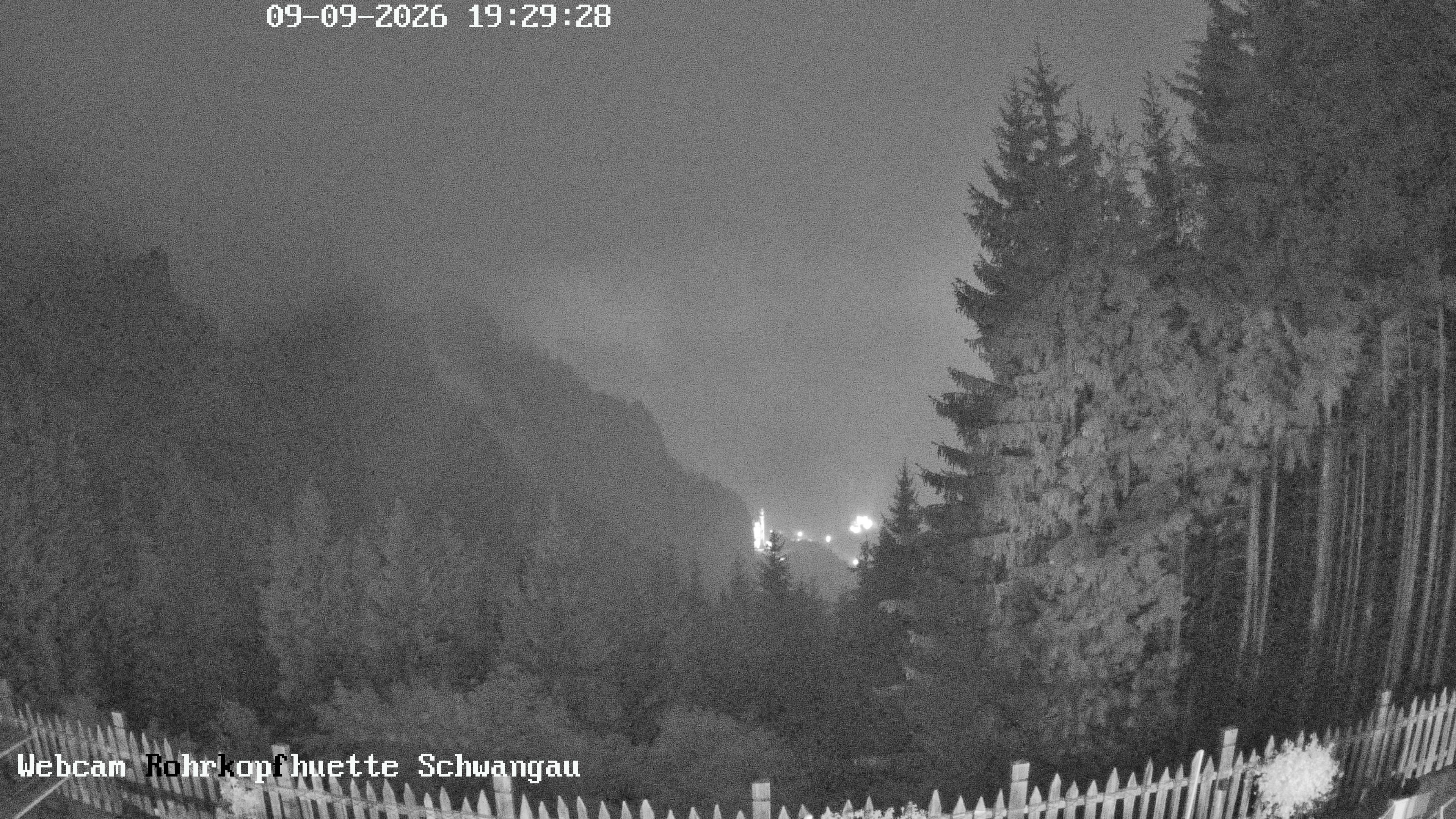 Archiv Foto Webcam Schwangau: Blick von der Rohrkopfhütte ins Tal
