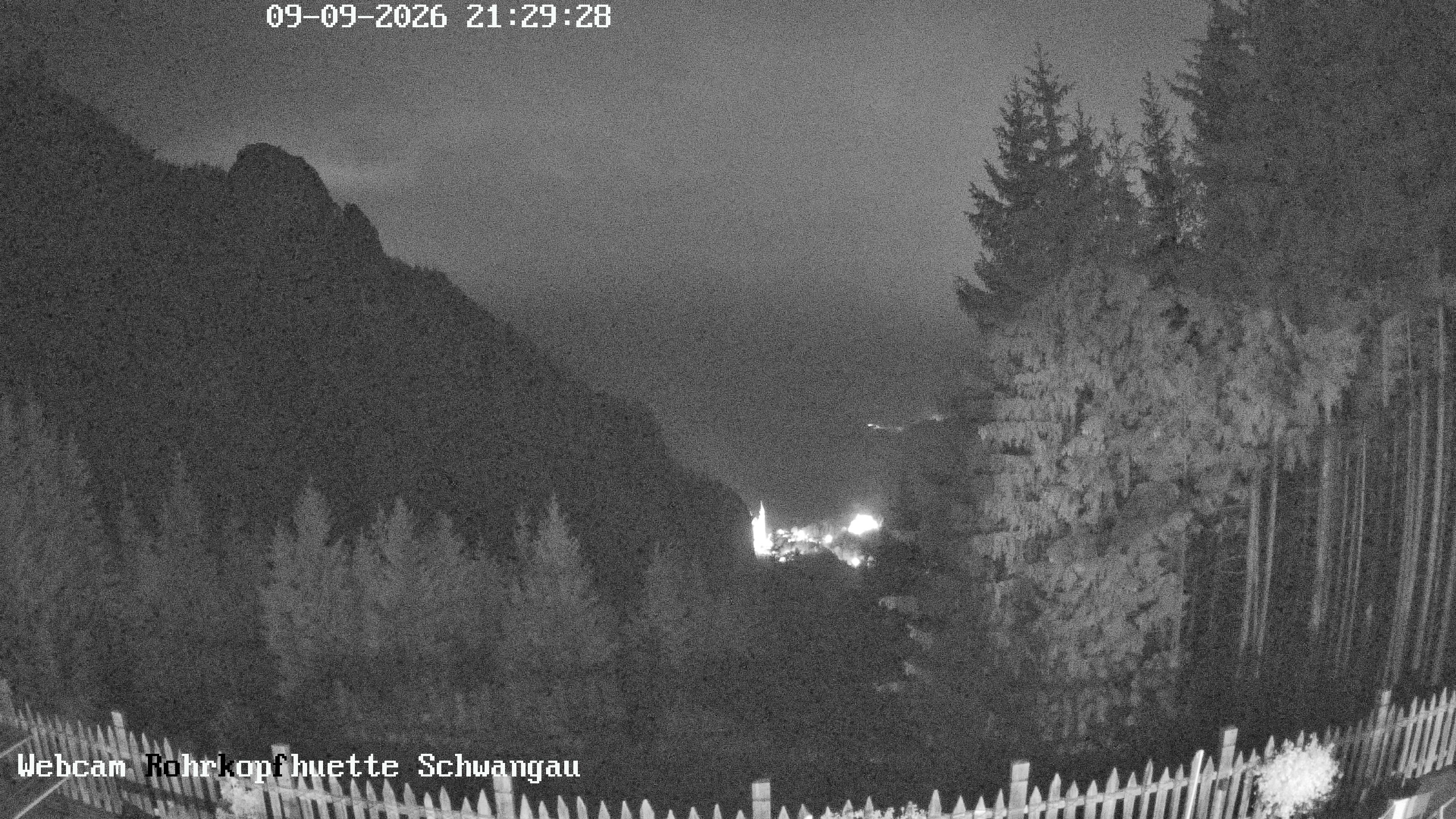 Archiv Foto Webcam Schwangau: Blick von der Rohrkopfhütte ins Tal