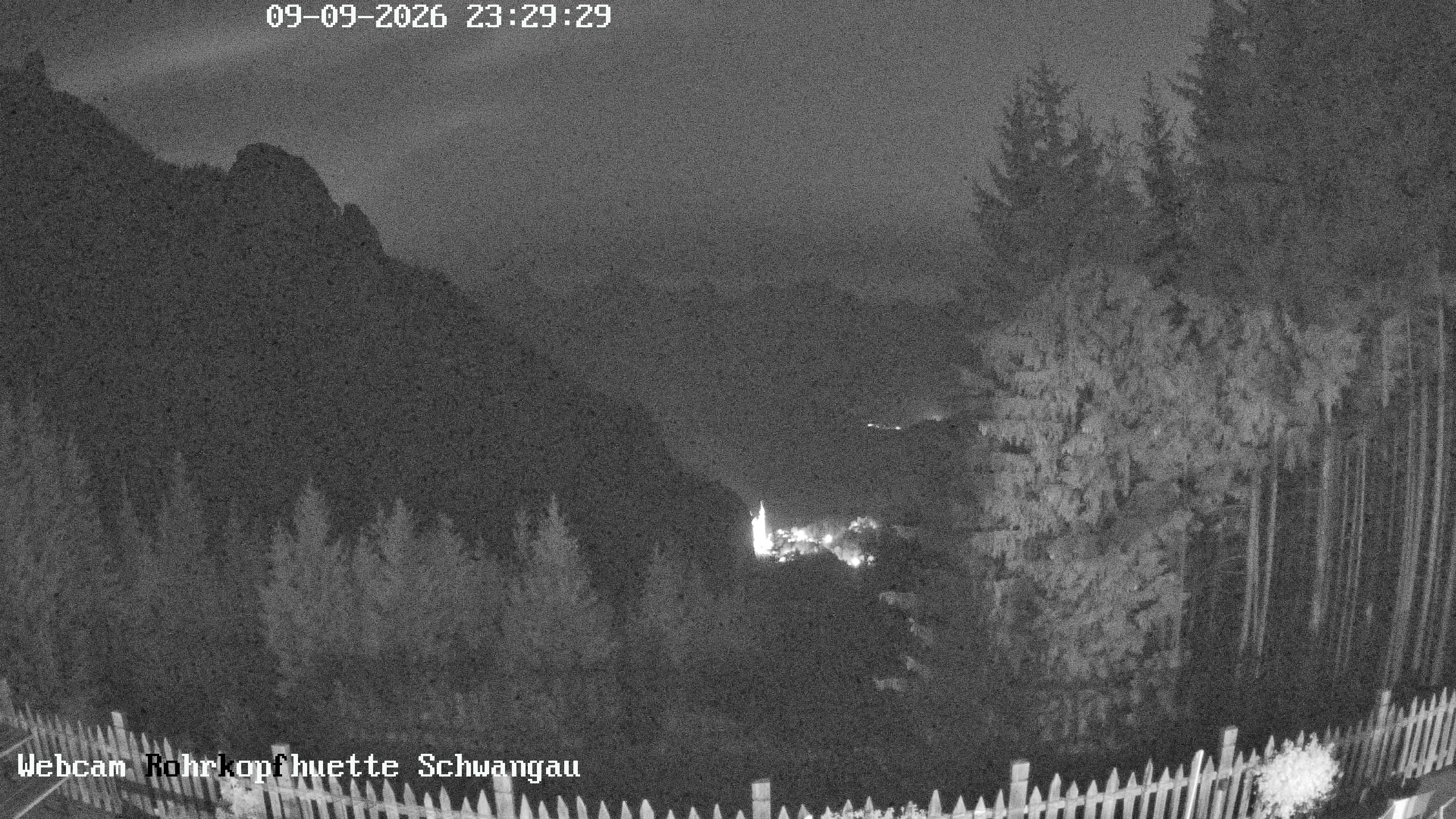Archiv Foto Webcam Schwangau: Blick von der Rohrkopfhütte ins Tal