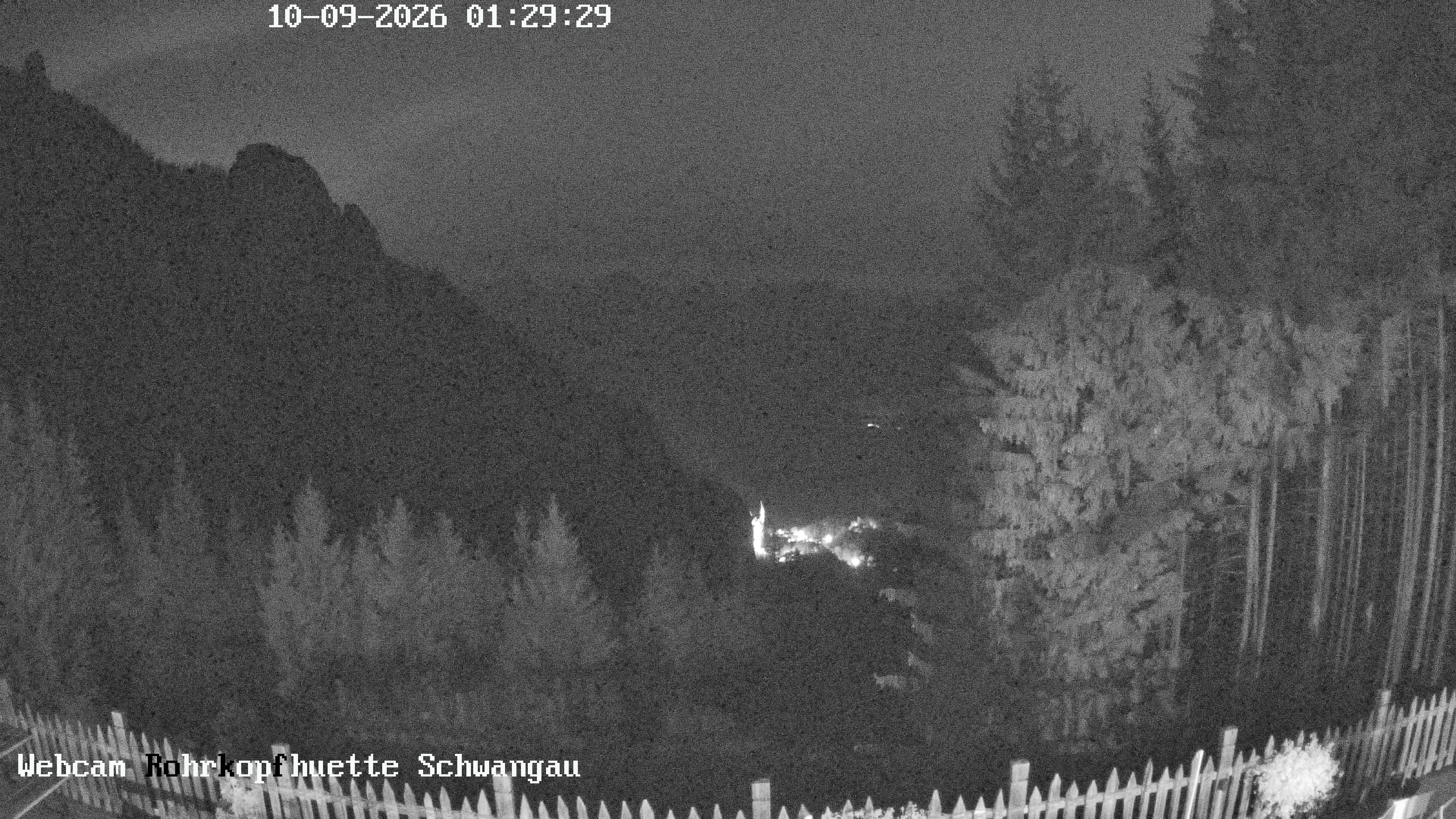 Archiv Foto Webcam Schwangau: Blick von der Rohrkopfhütte ins Tal
