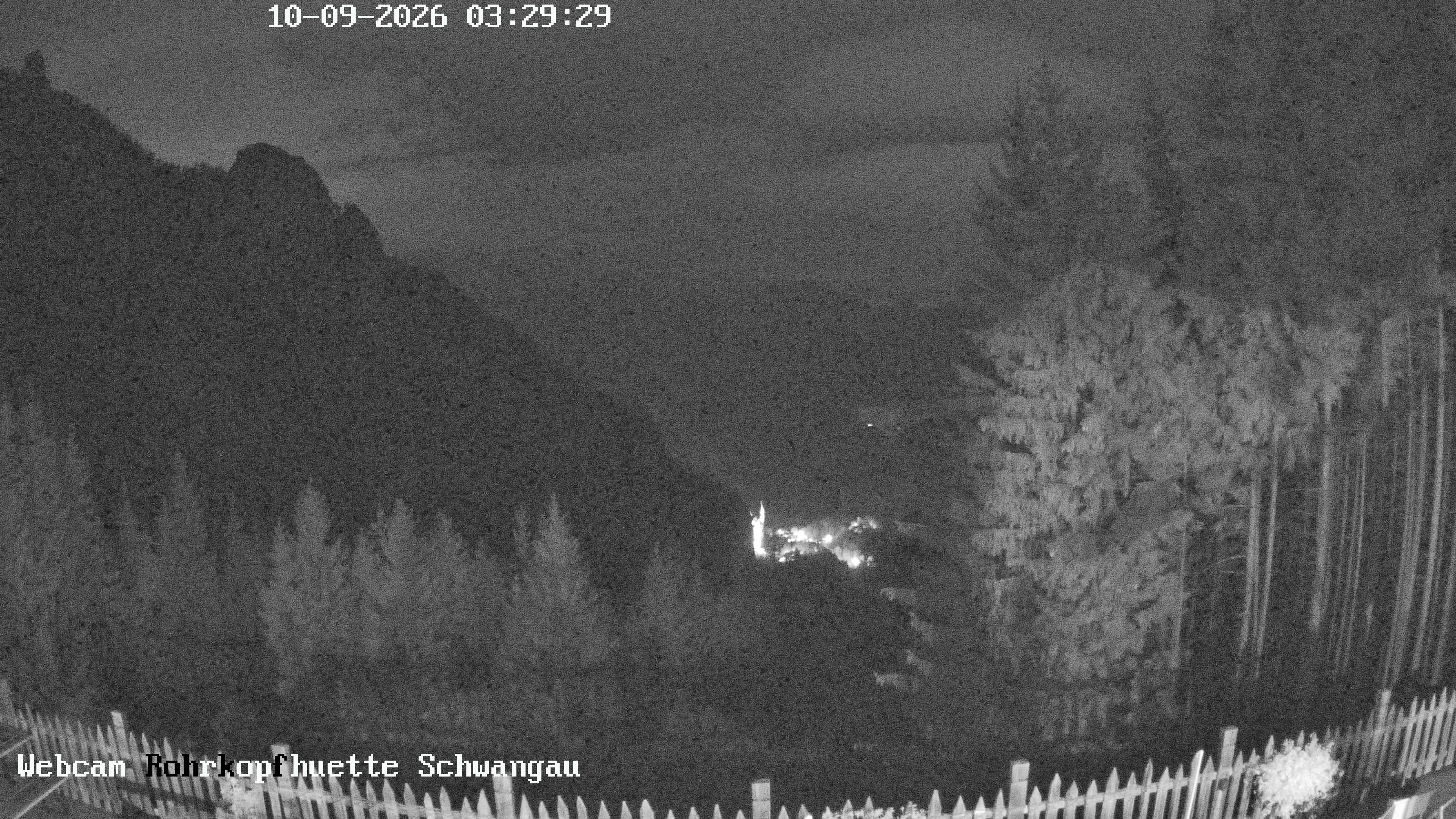 Archiv Foto Webcam Schwangau: Blick von der Rohrkopfhütte ins Tal