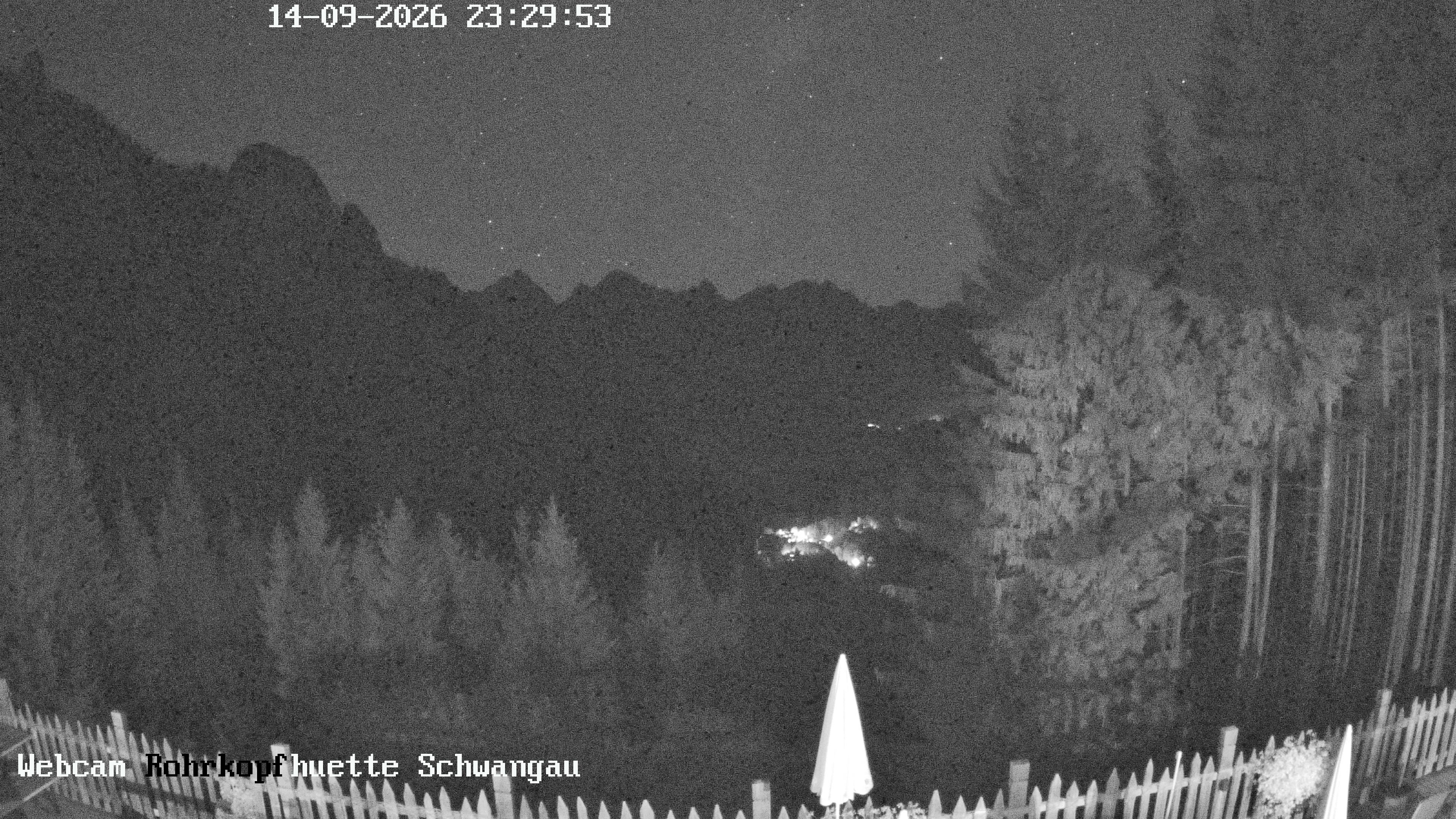 Archiv Foto Webcam Schwangau: Blick von der Rohrkopfhütte ins Tal