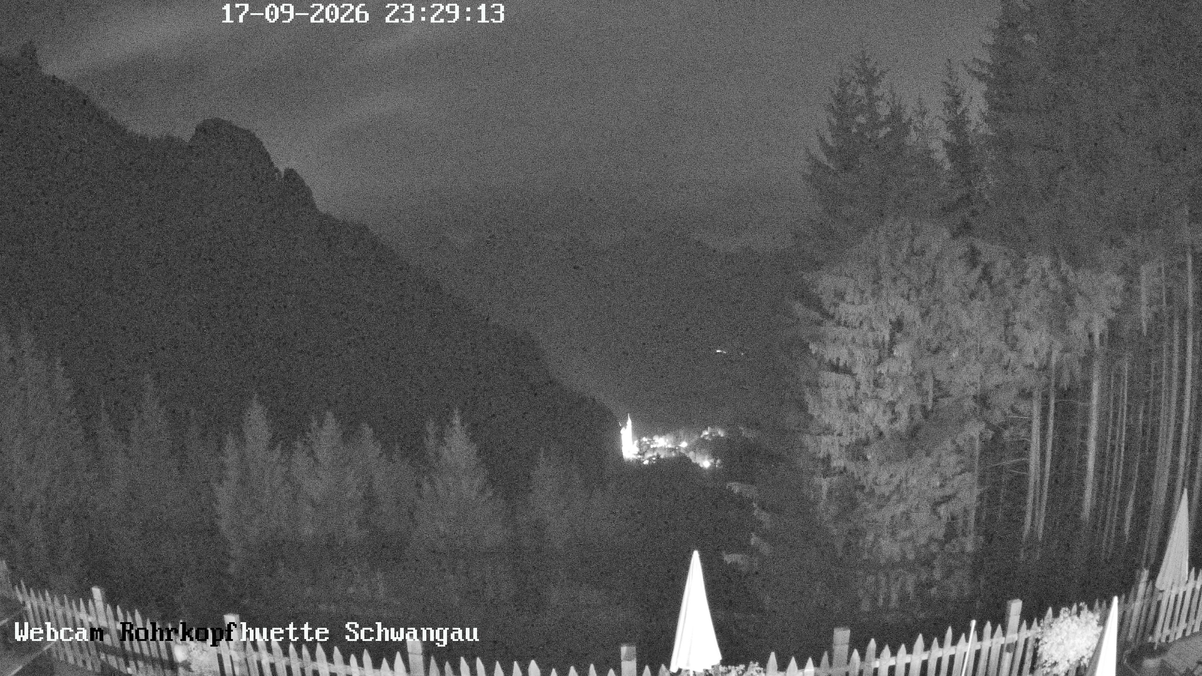 Archiv Foto Webcam Schwangau: Blick von der Rohrkopfhütte ins Tal