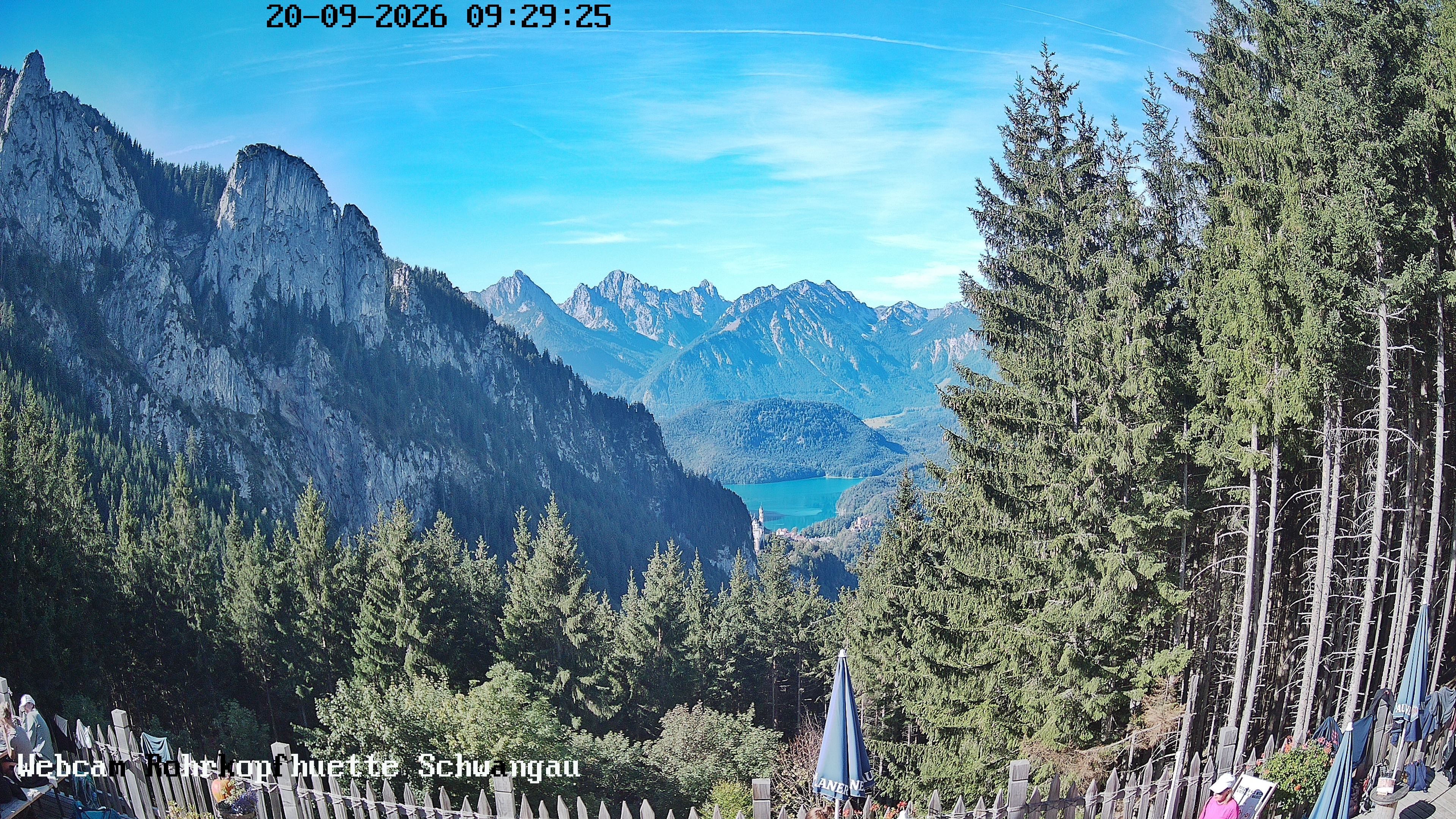 Archived image Webcam Panoramic sight of the Rohrkopfhütte