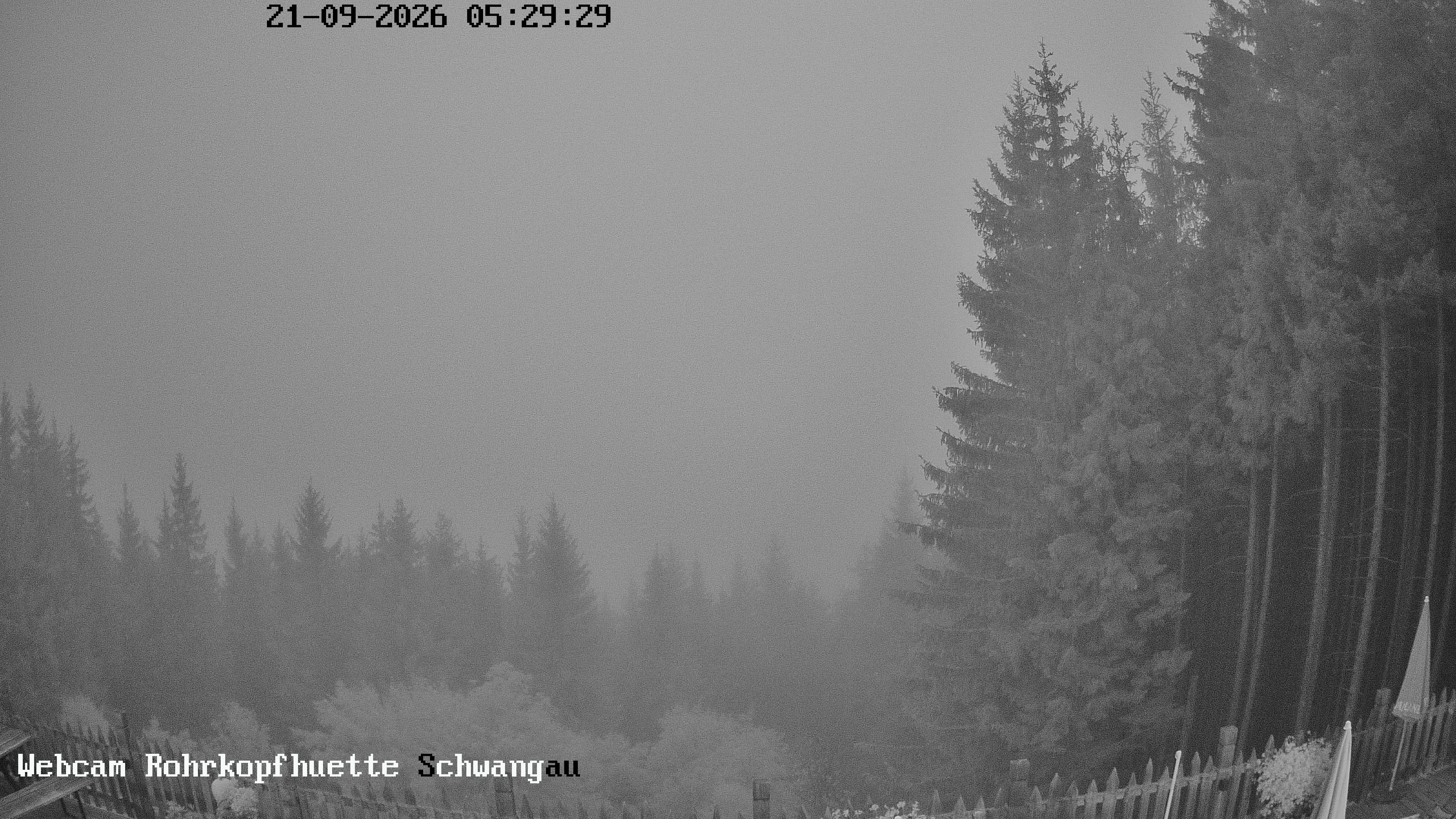 Archiv Foto Webcam Schwangau: Blick von der Rohrkopfhütte ins Tal