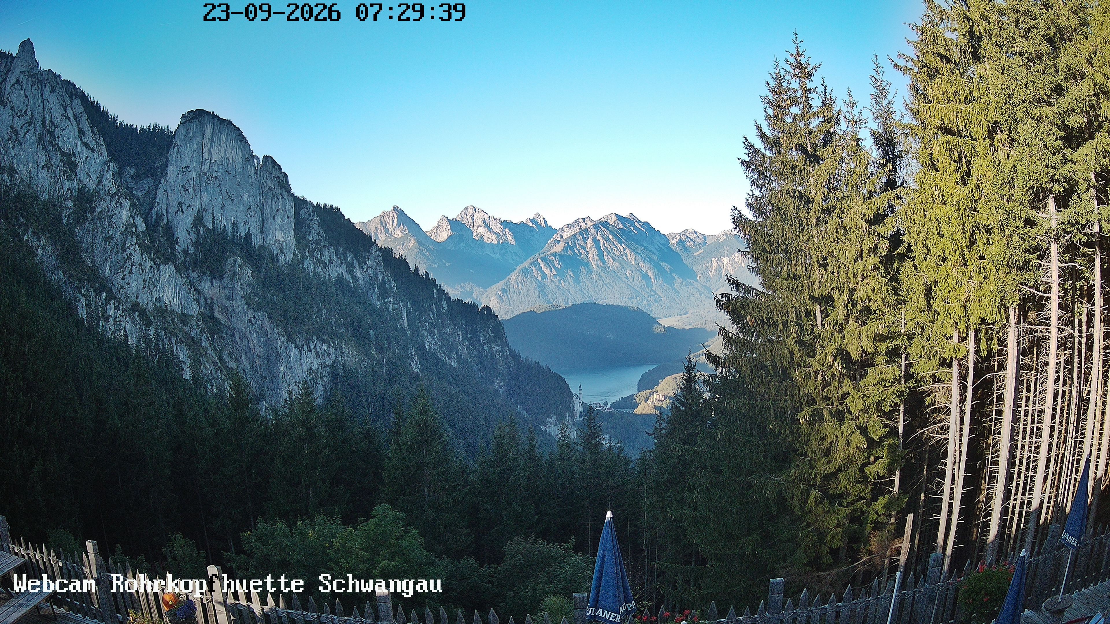 Archived image Webcam Panoramic sight of the Rohrkopfhütte