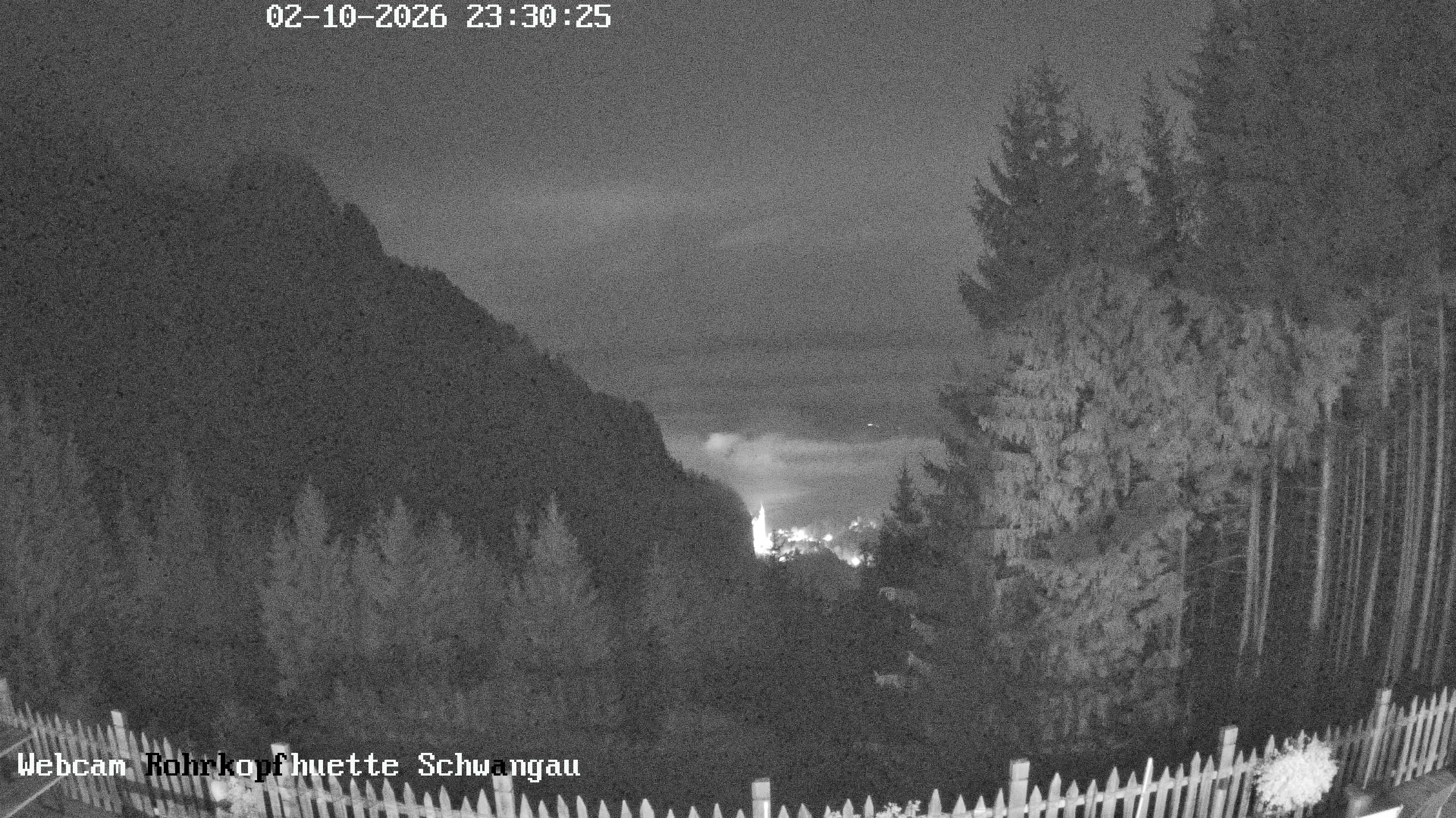 Archiv Foto Webcam Schwangau: Blick von der Rohrkopfhütte ins Tal