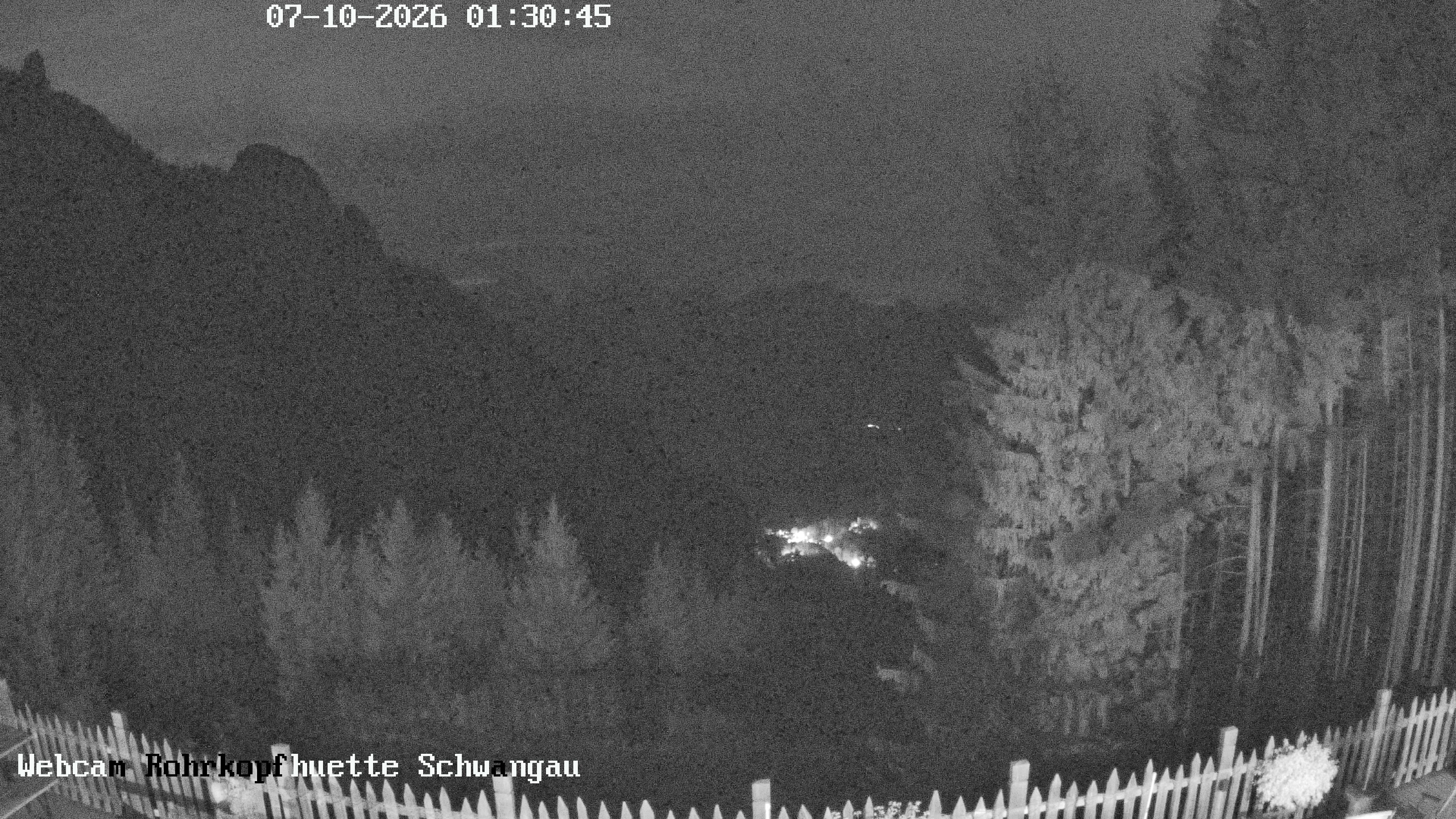 Archiv Foto Webcam Schwangau: Blick von der Rohrkopfhütte ins Tal