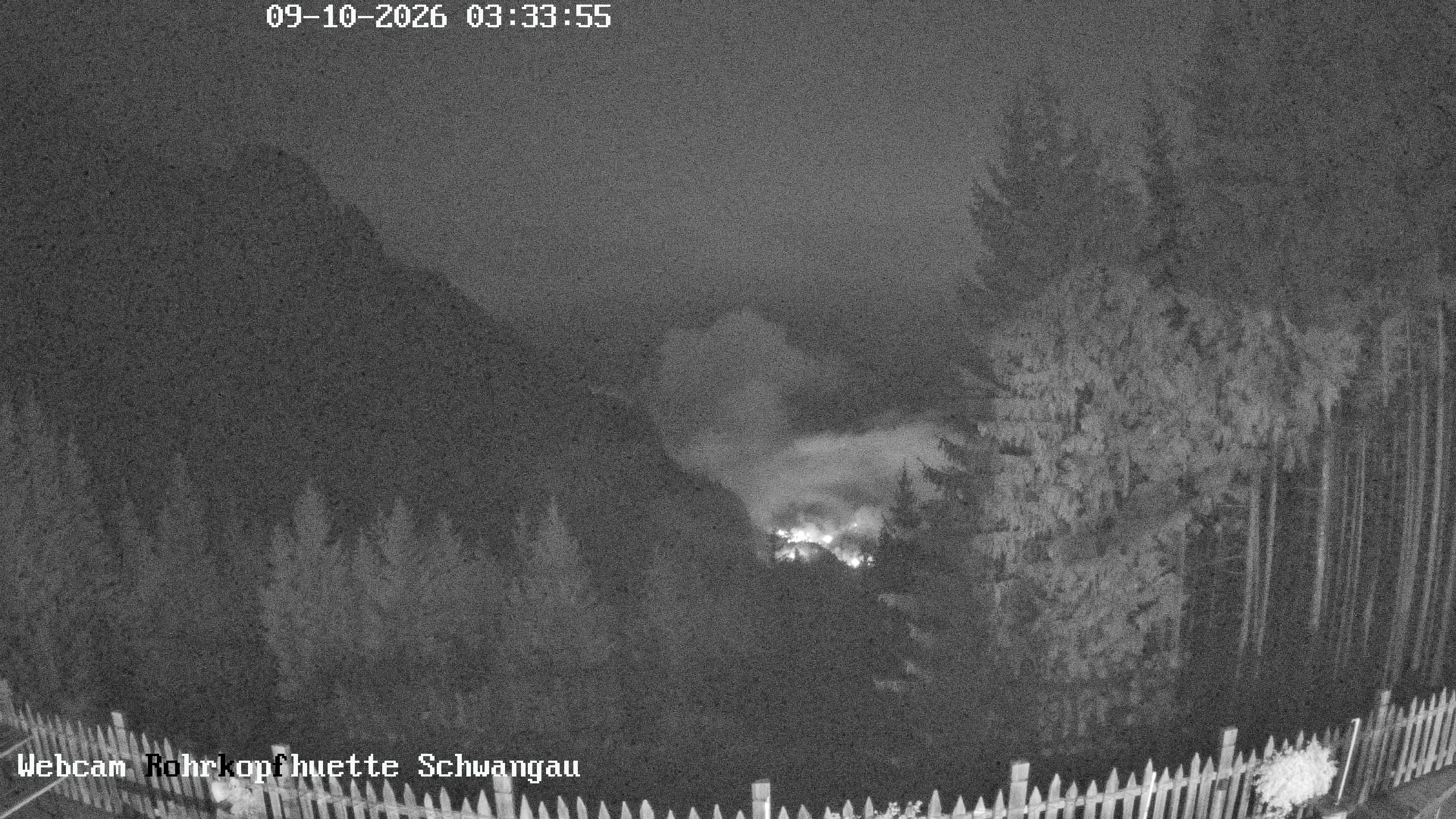 Archiv Foto Webcam Schwangau: Blick von der Rohrkopfhütte ins Tal