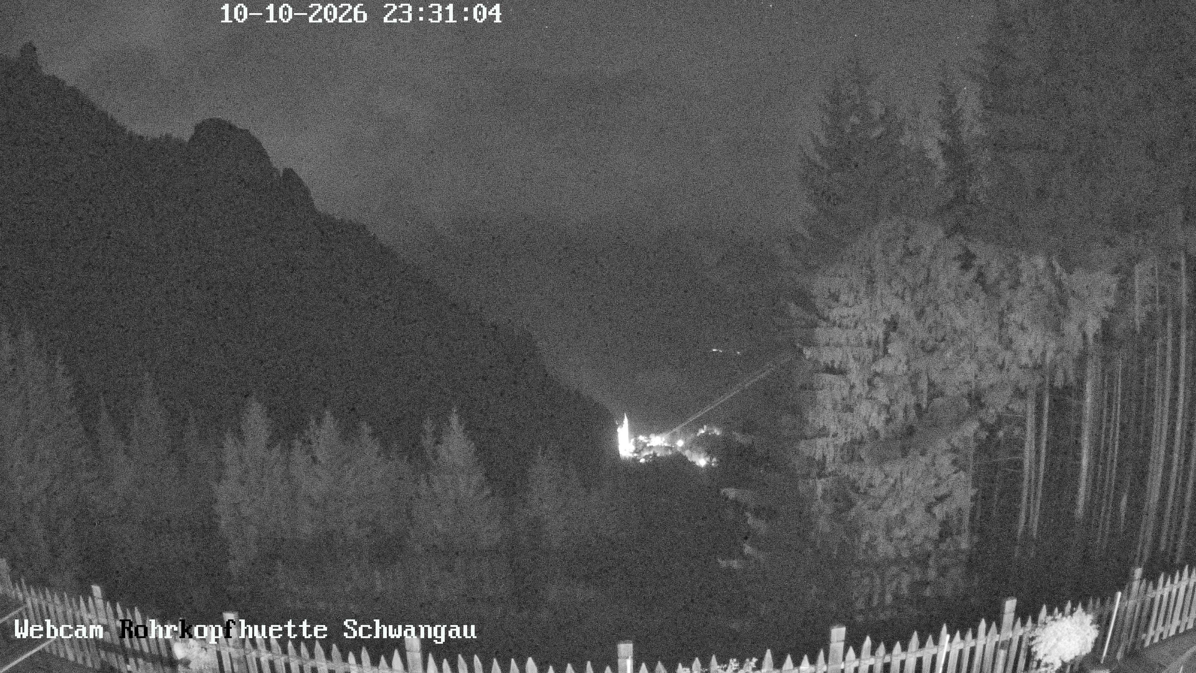 Archiv Foto Webcam Schwangau: Blick von der Rohrkopfhütte ins Tal