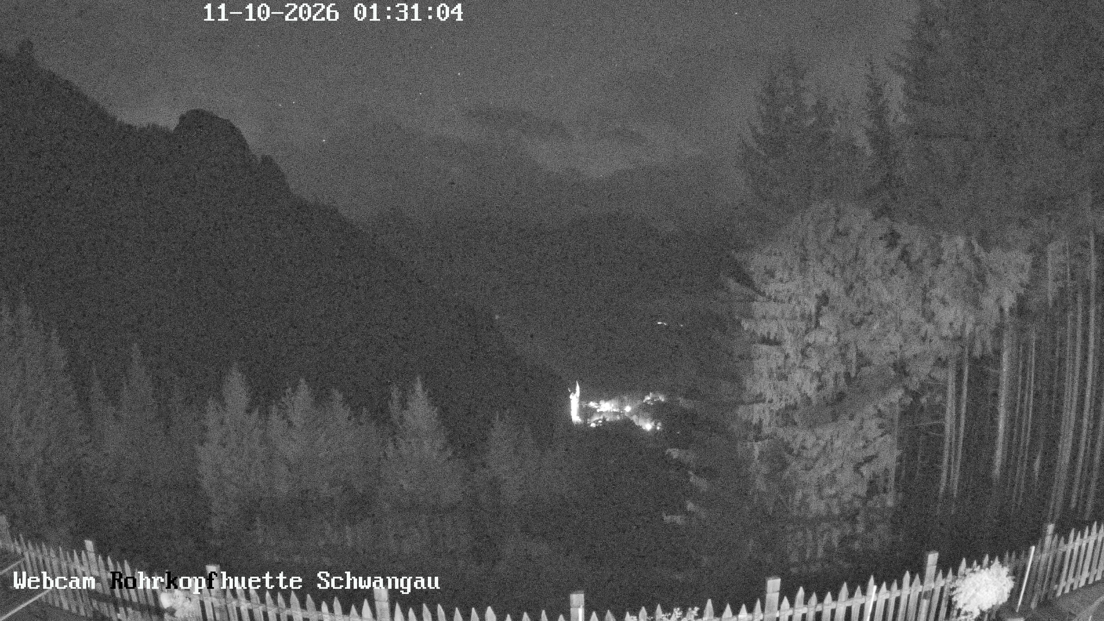 Archiv Foto Webcam Schwangau: Blick von der Rohrkopfhütte ins Tal