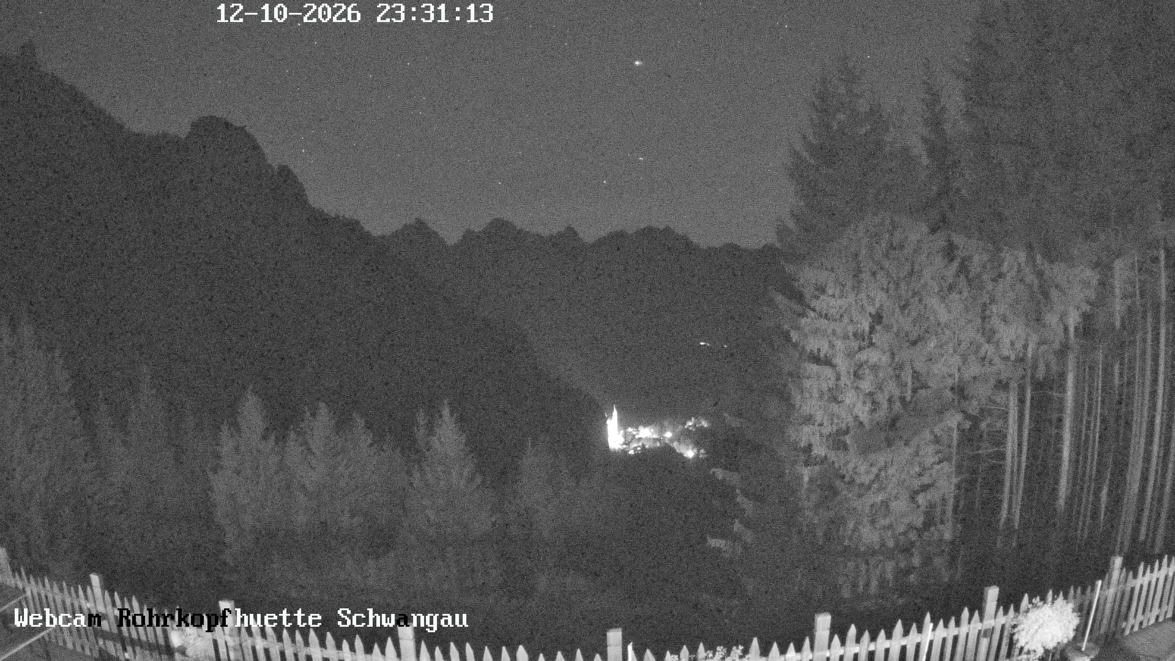 Archiv Foto Webcam Schwangau: Blick von der Rohrkopfhütte ins Tal