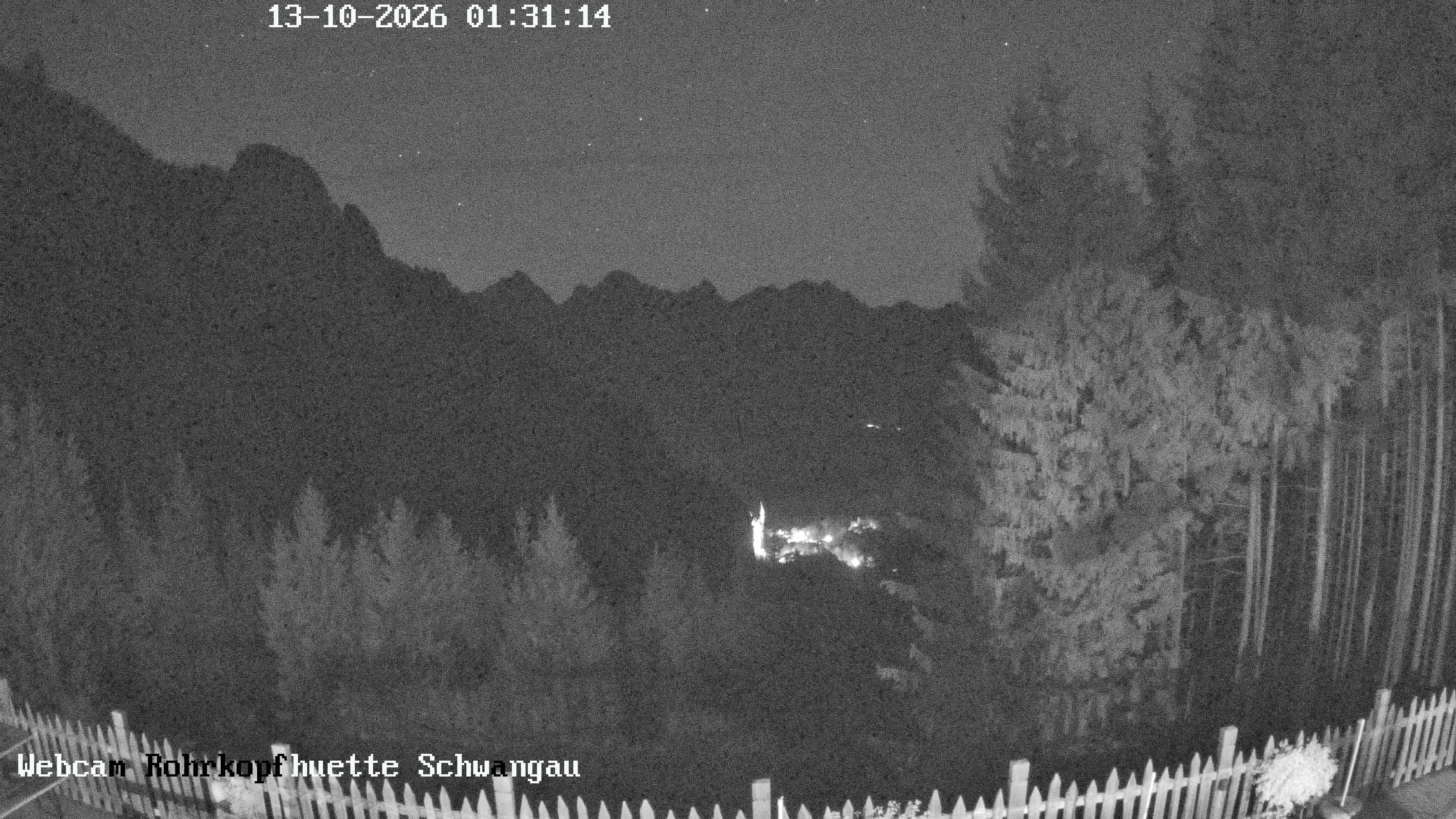 Archiv Foto Webcam Schwangau: Blick von der Rohrkopfhütte ins Tal