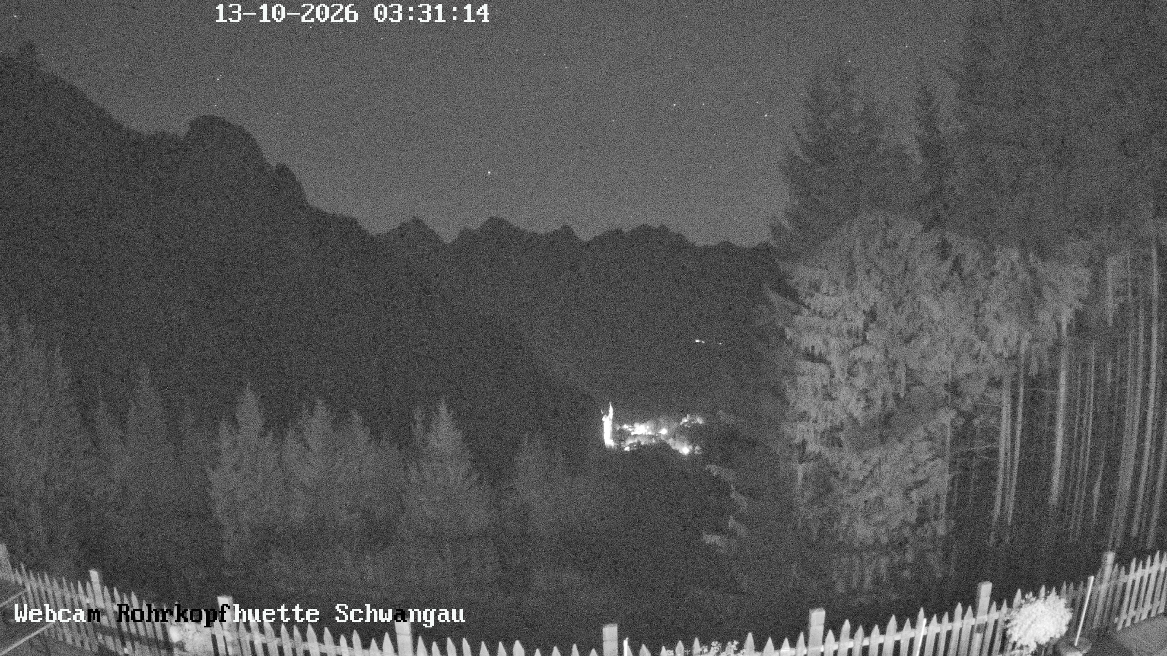 Archiv Foto Webcam Schwangau: Blick von der Rohrkopfhütte ins Tal