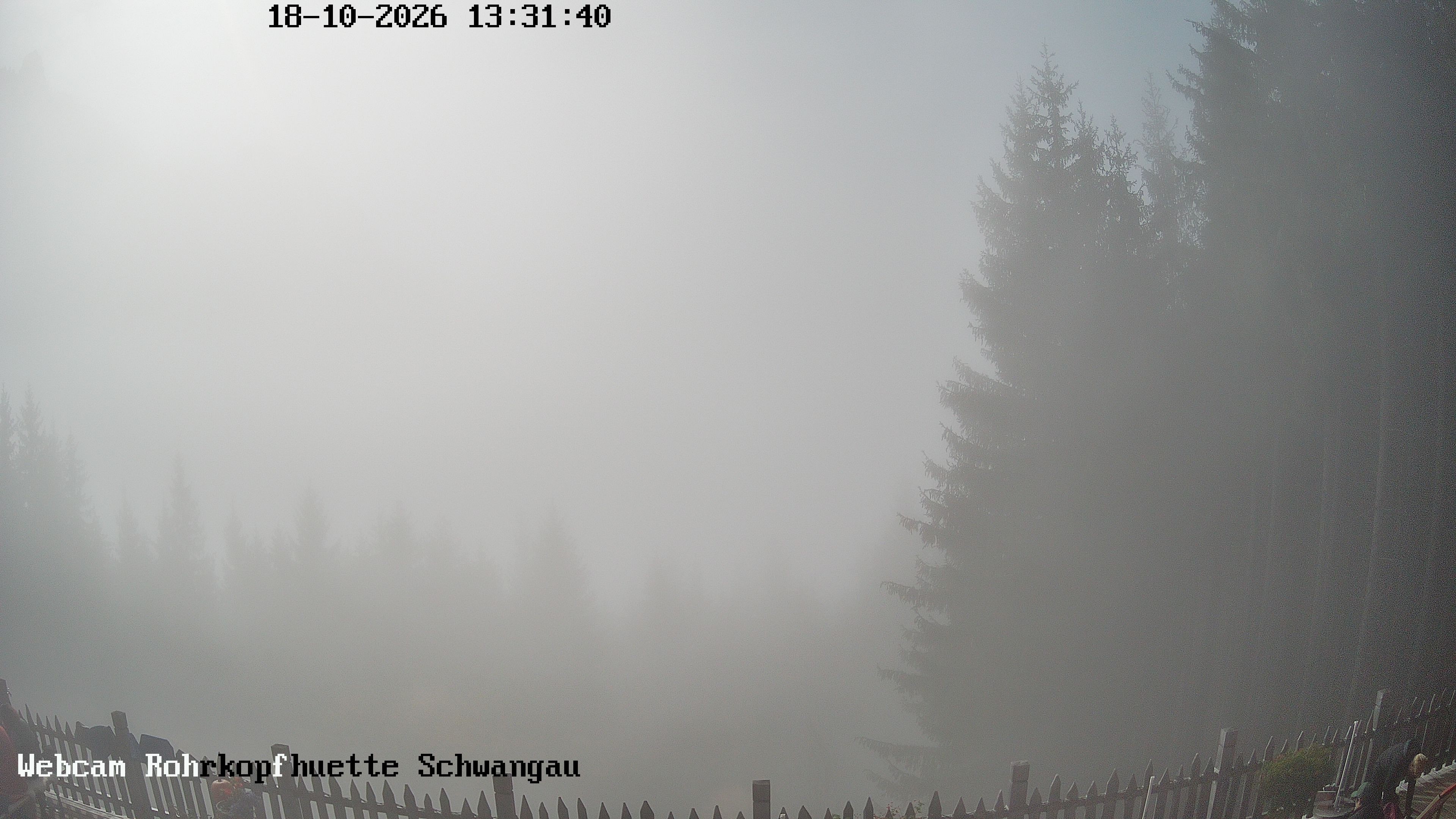 Archiv Foto Webcam Schwangau: Blick von der Rohrkopfhütte ins Tal