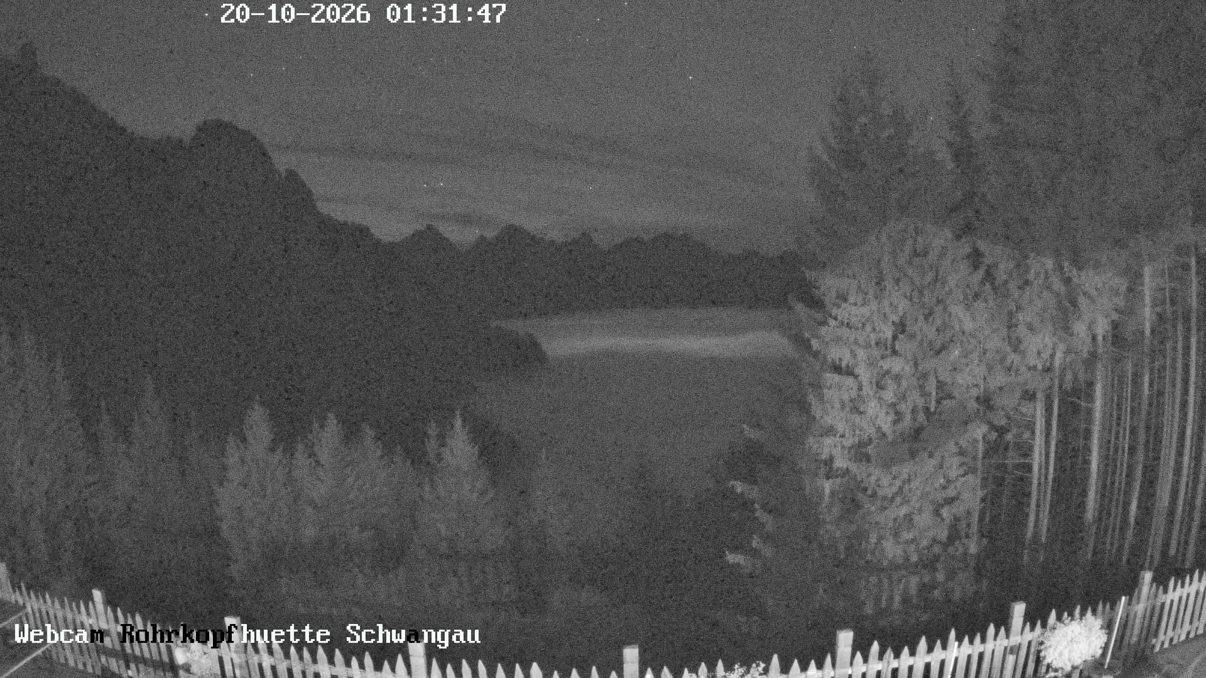 Archiv Foto Webcam Schwangau: Blick von der Rohrkopfhütte ins Tal
