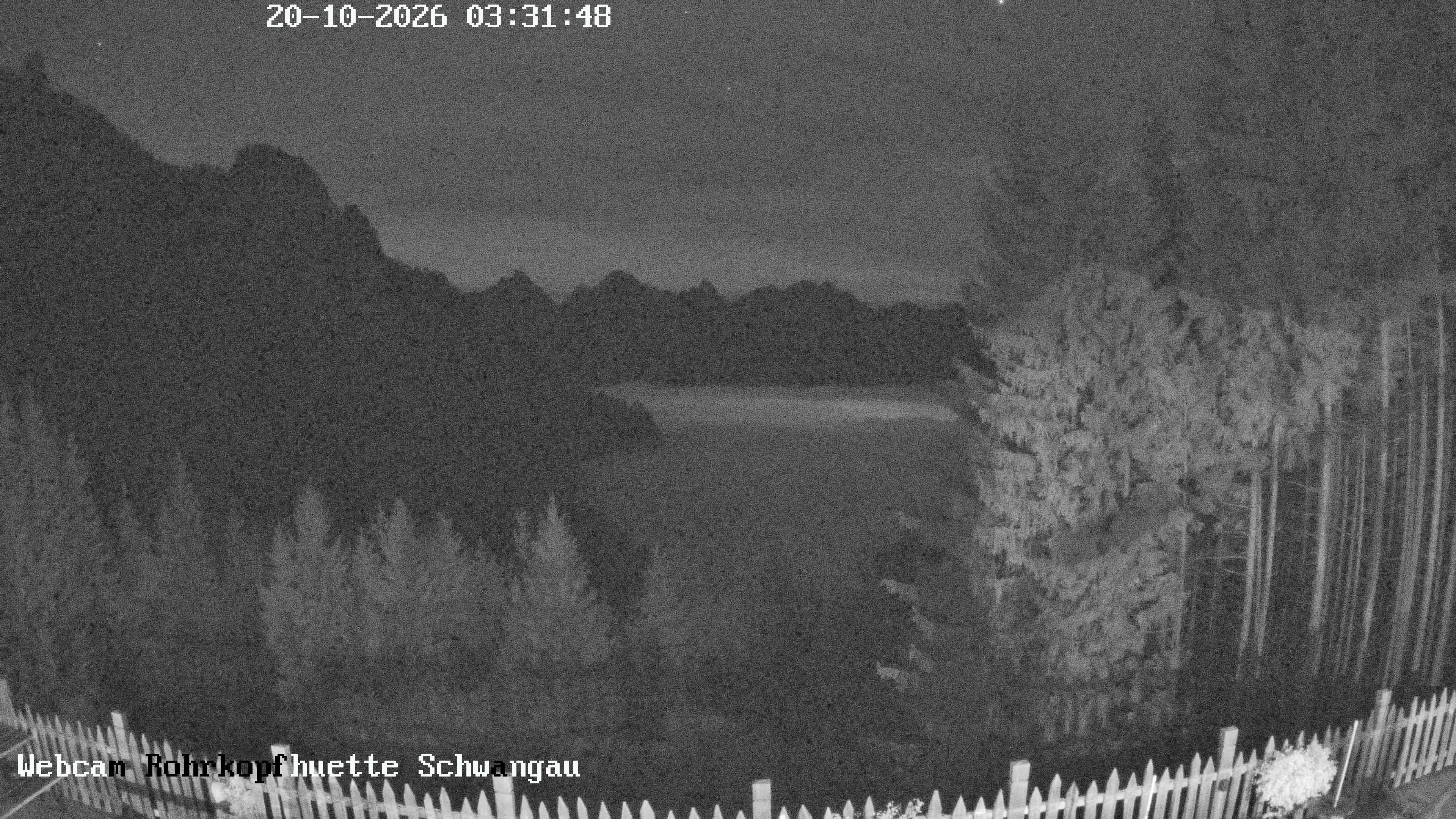 Archiv Foto Webcam Schwangau: Blick von der Rohrkopfhütte ins Tal