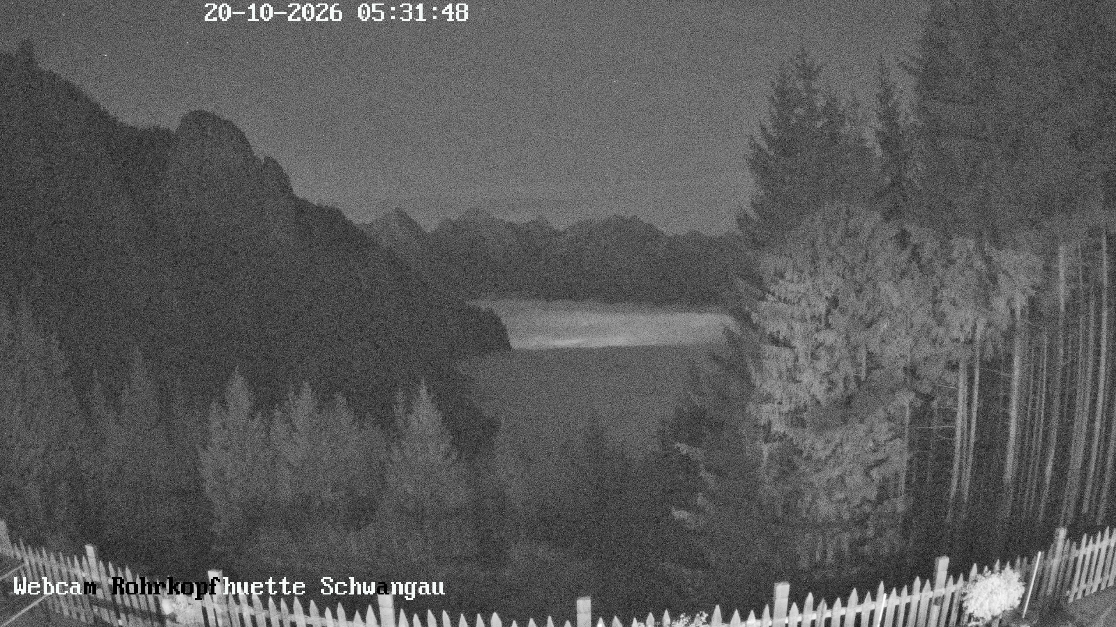Archiv Foto Webcam Schwangau: Blick von der Rohrkopfhütte ins Tal