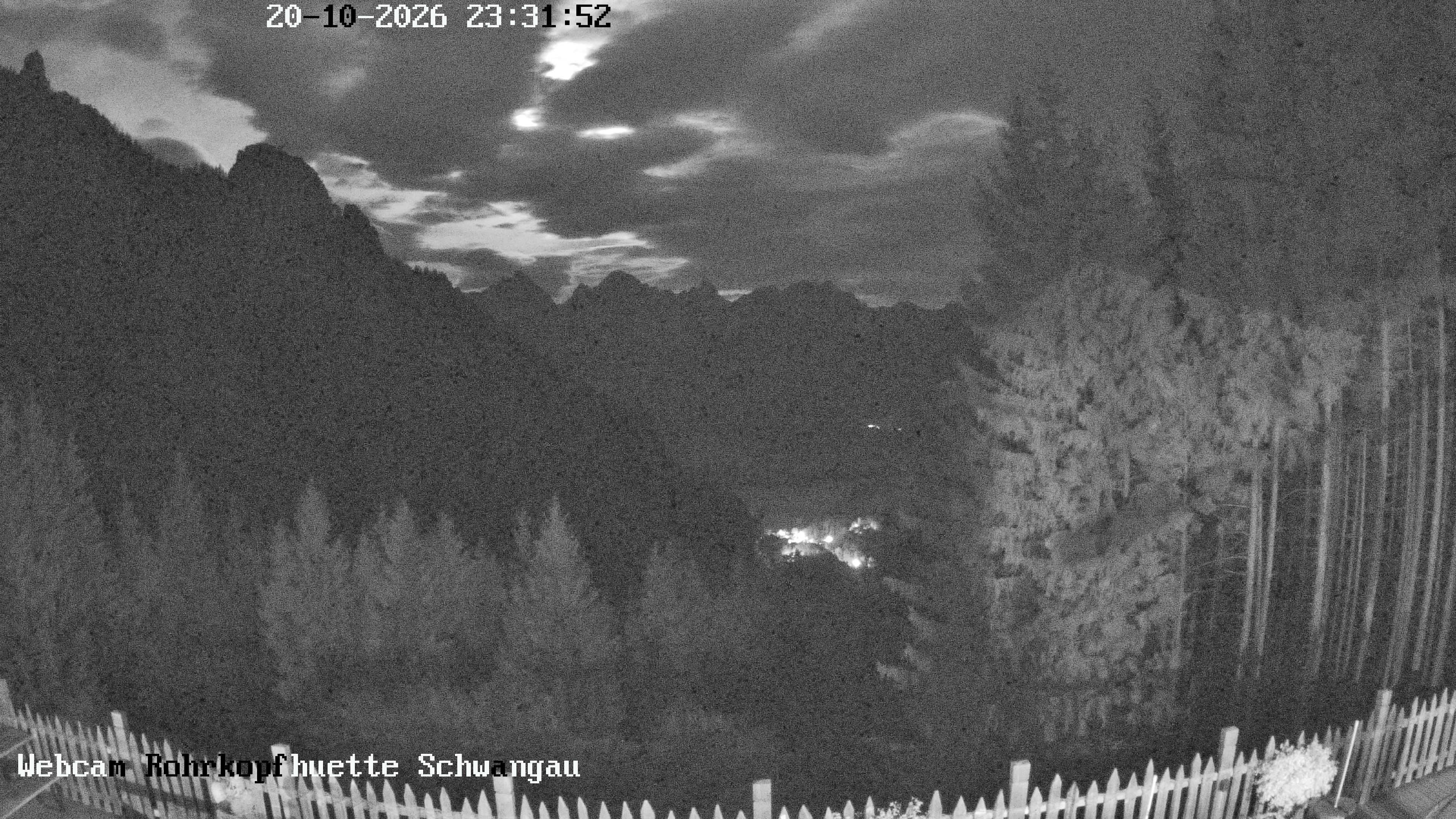 Archiv Foto Webcam Schwangau: Blick von der Rohrkopfhütte ins Tal
