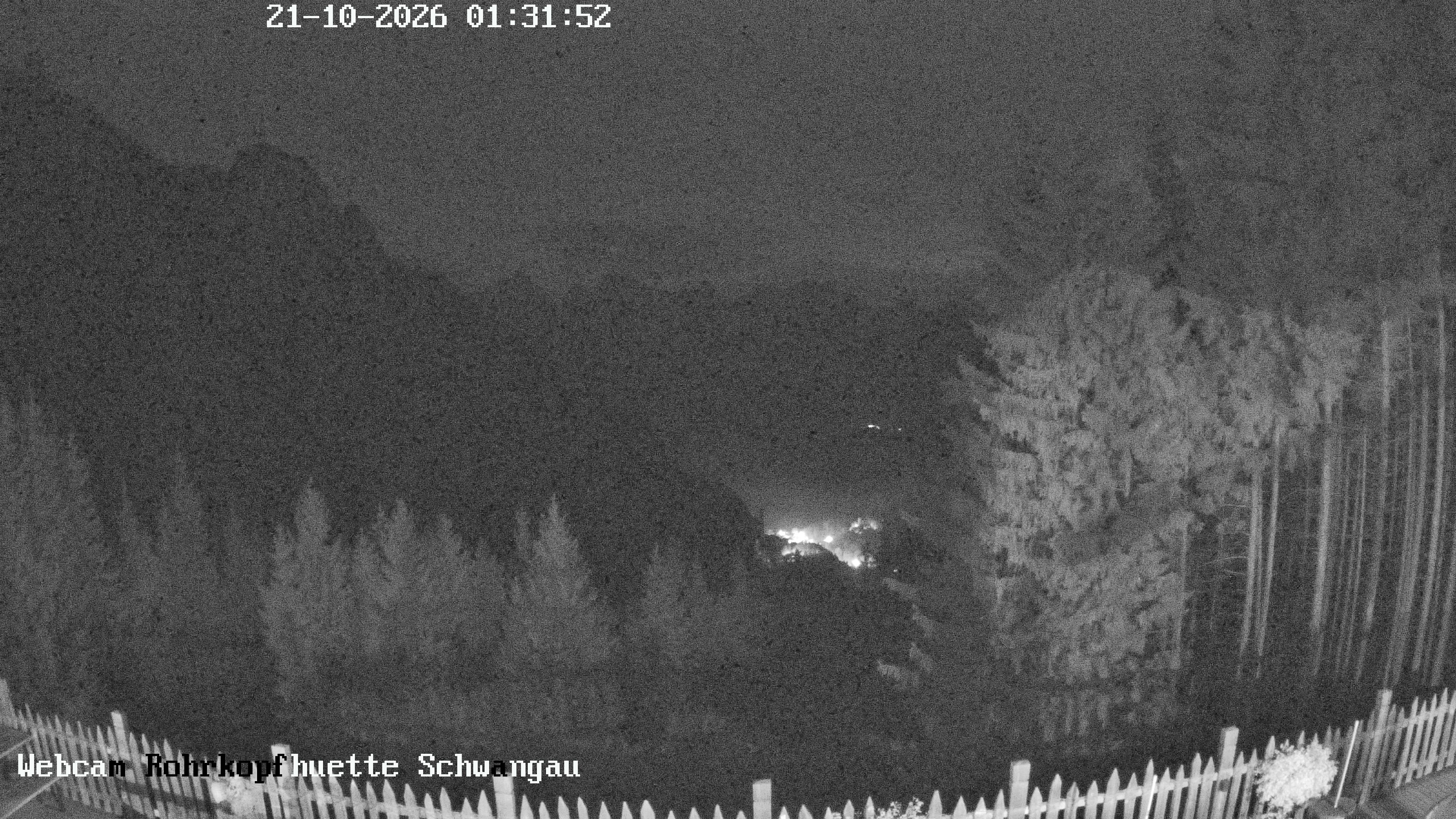 Archiv Foto Webcam Schwangau: Blick von der Rohrkopfhütte ins Tal