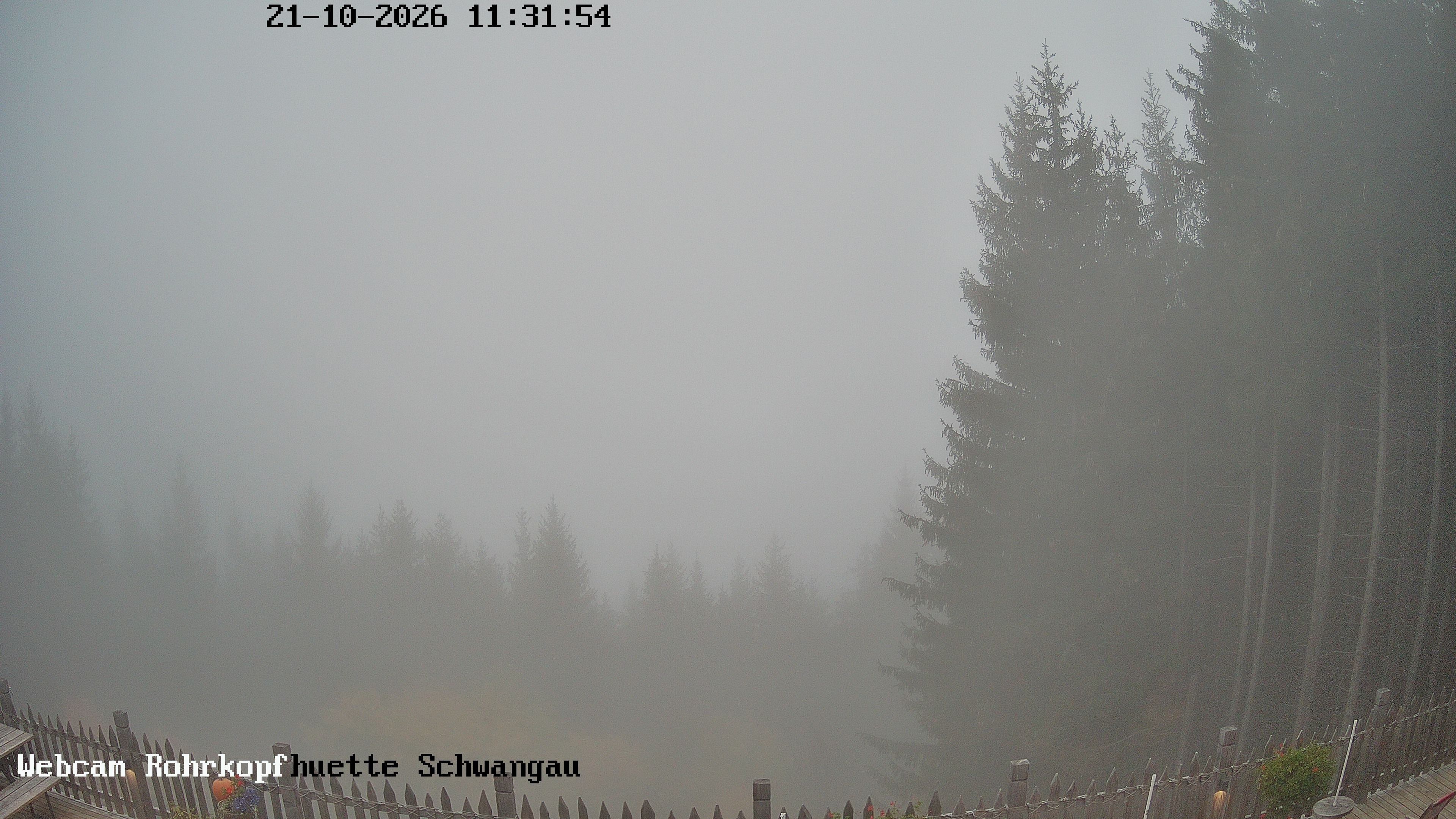 Archiv Foto Webcam Schwangau: Blick von der Rohrkopfhütte ins Tal