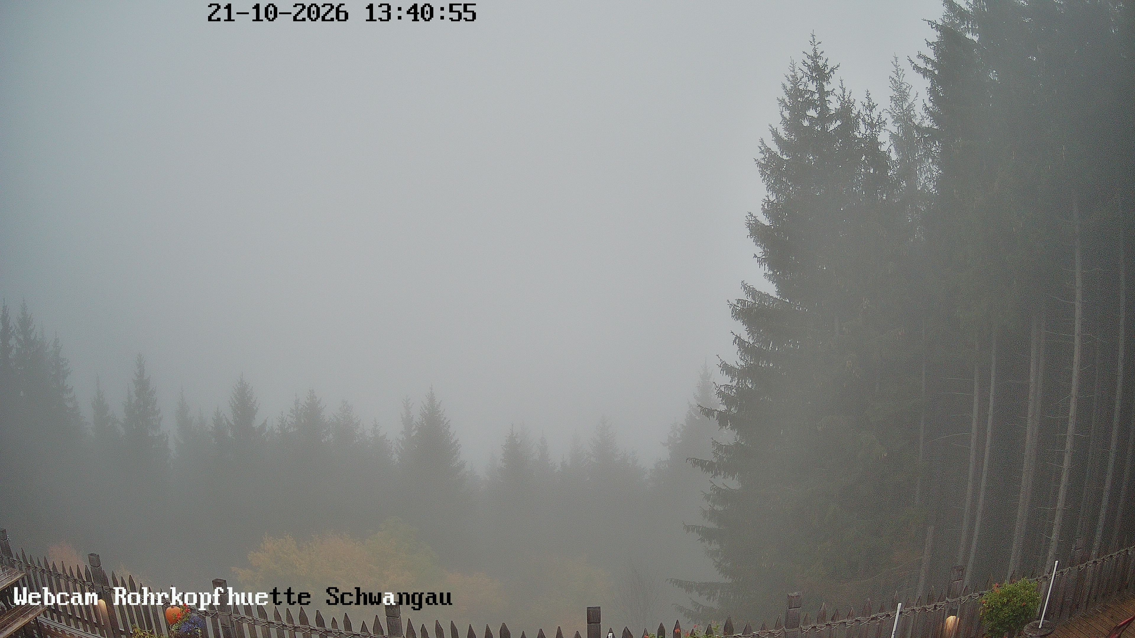 Archiv Foto Webcam Schwangau: Blick von der Rohrkopfhütte ins Tal